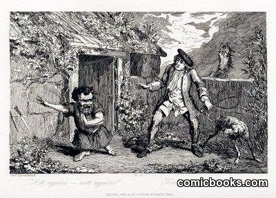 Scene from Scott's <em>The Black Dwarf</em>