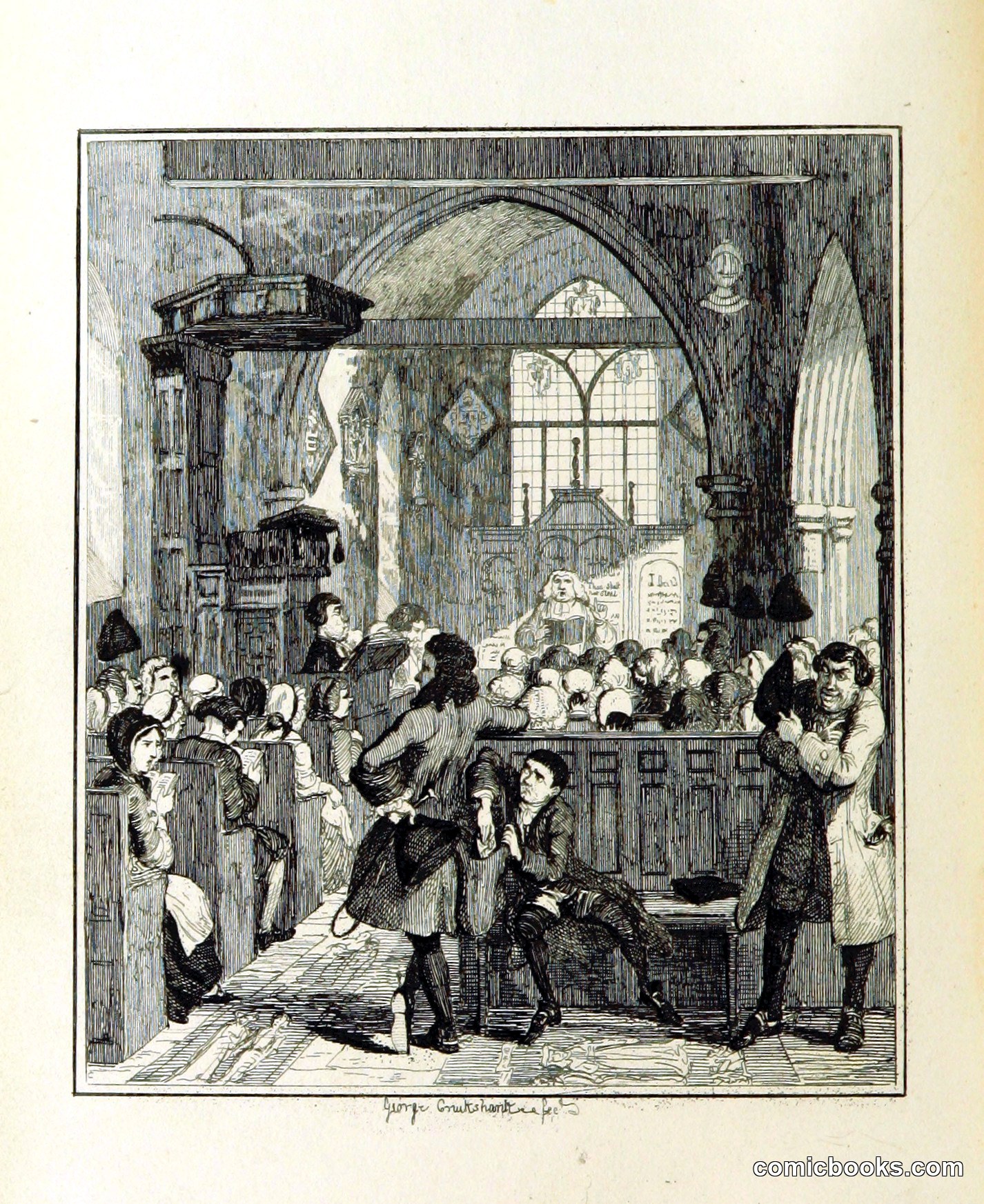 Church Scene from *Jack Sheppard*
