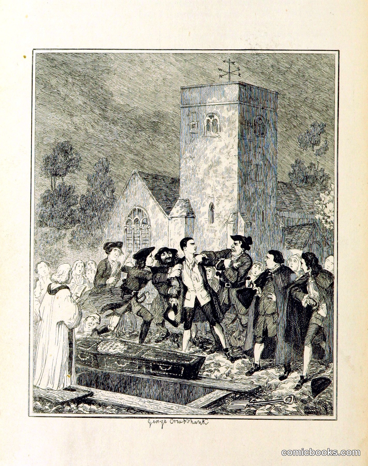 Churchyard Brawl, from *Jack Sheppard*