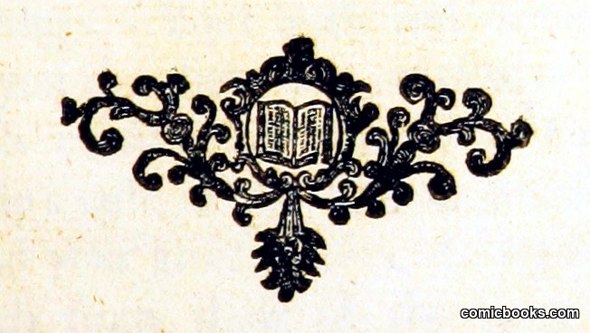 Printer's Ornament: Open Book