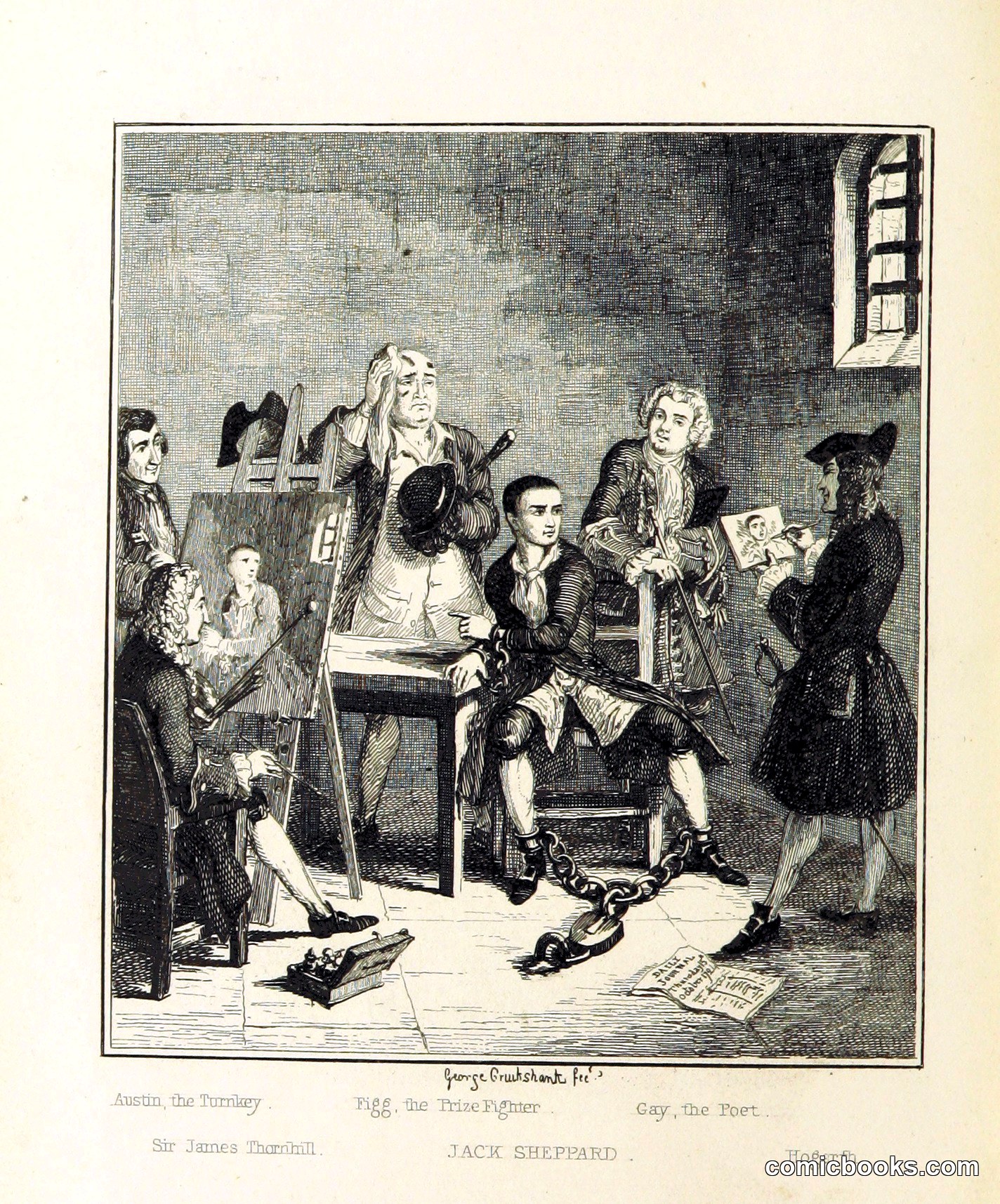 Jack Sheppard in the Condemned Hold, Newgate