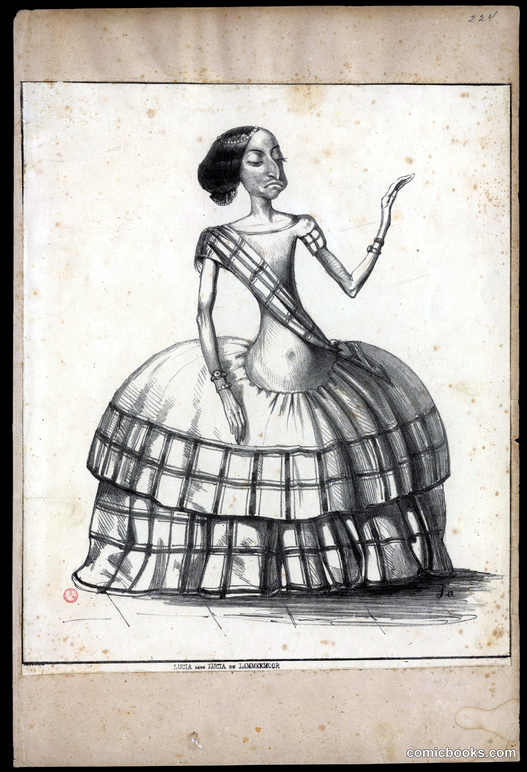 Lucia dans Lucia de Lammermoor
