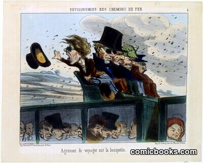 Agrément de voyager sur la banquette (The Pleasure of Traveling on the Top Bench)