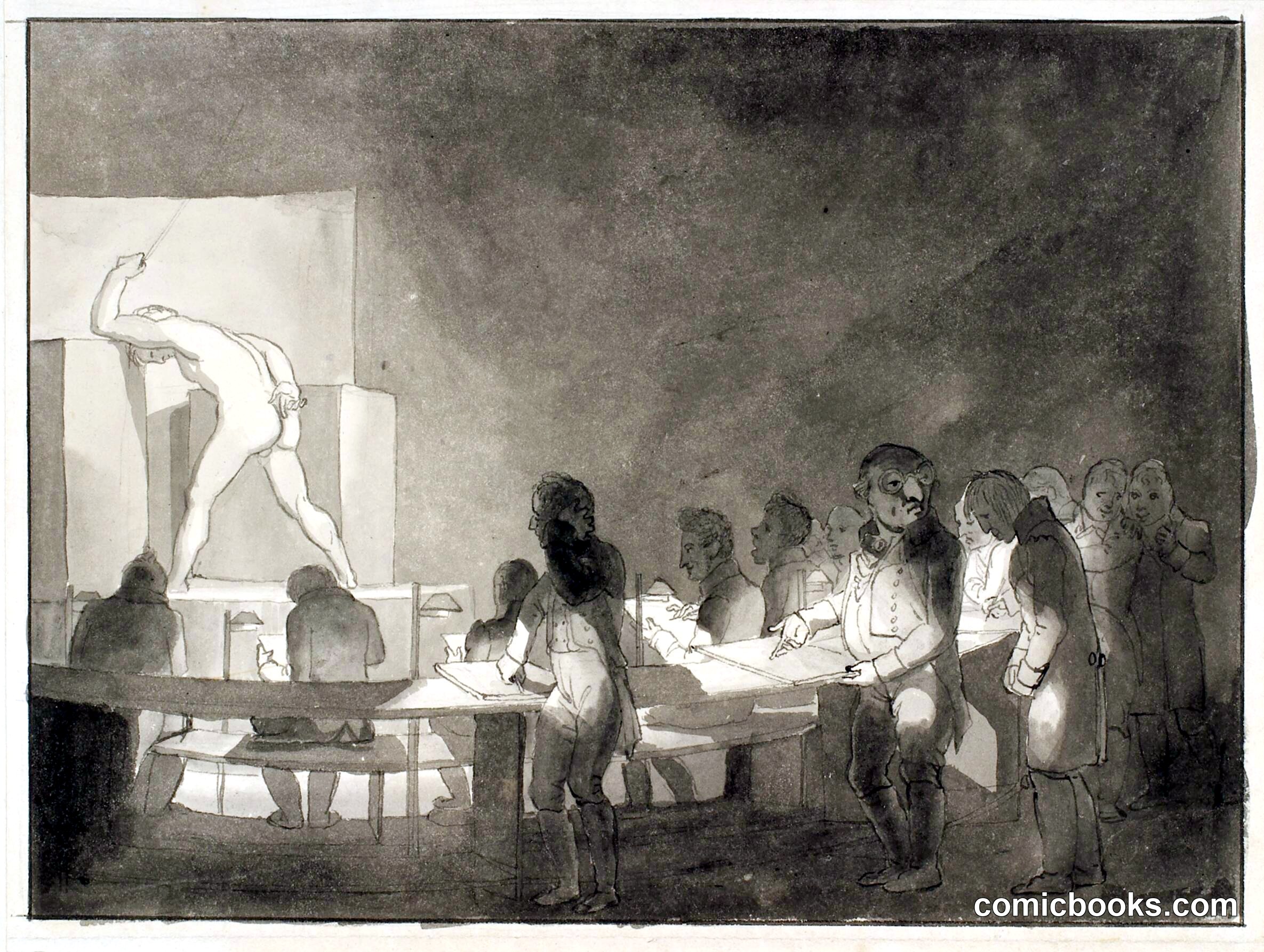 Satire on the Life Class at the Royal Academy of Fine Arts