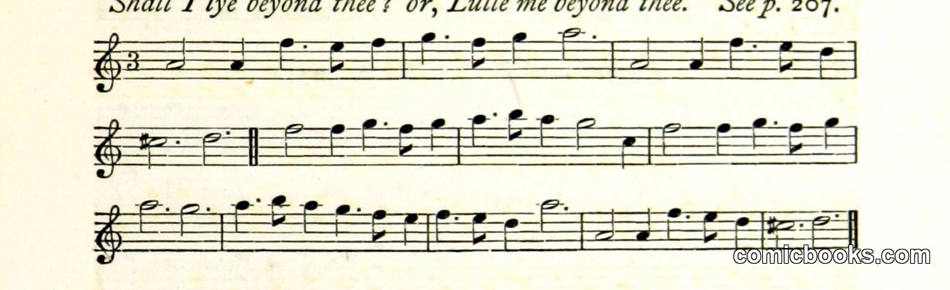 Musical Notation from Seventeenth-Century Satirical Song