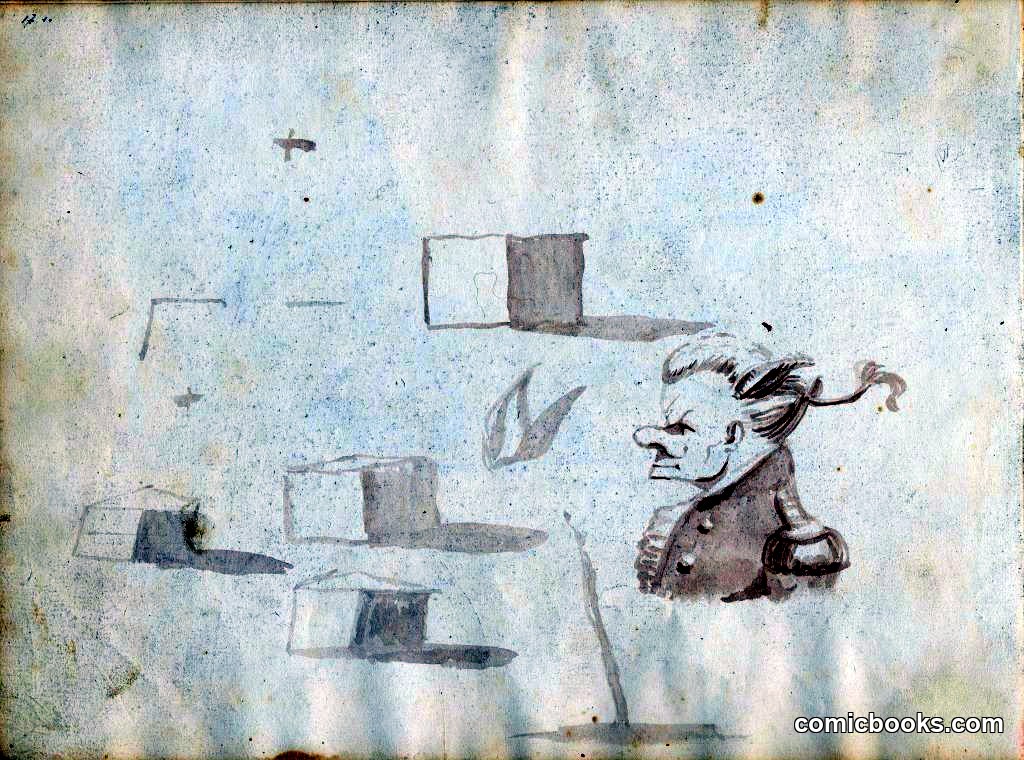 Male Profile Caricature