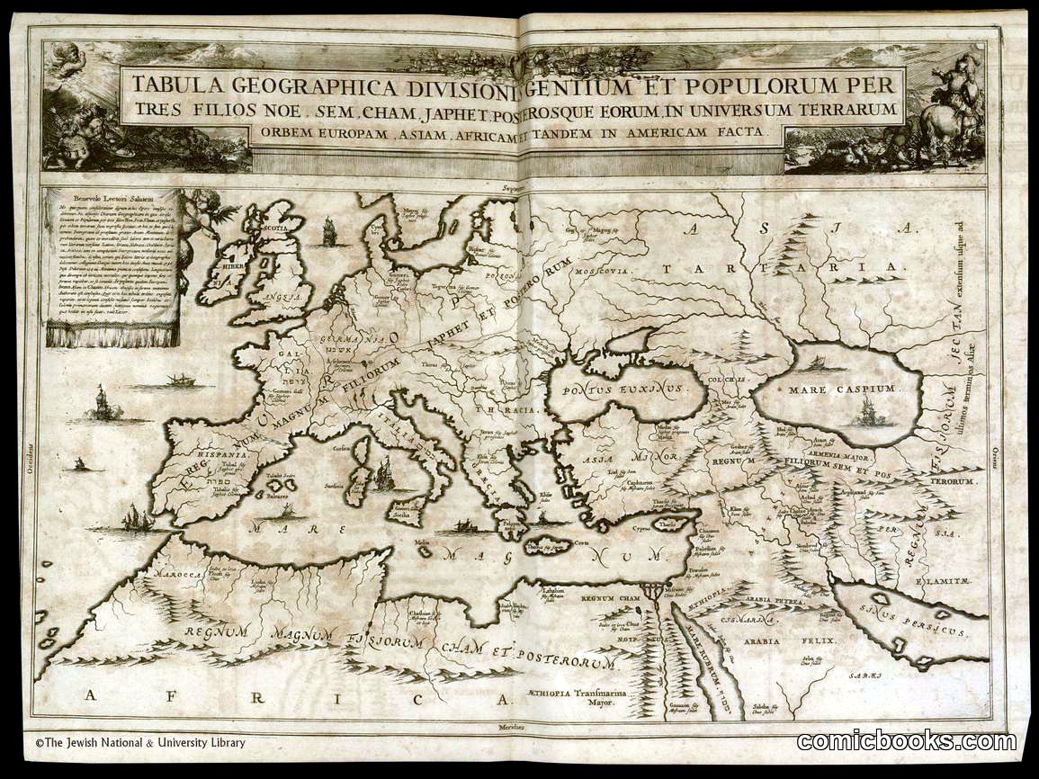 Tabula Geographica Divisionis Gentium et Populorum