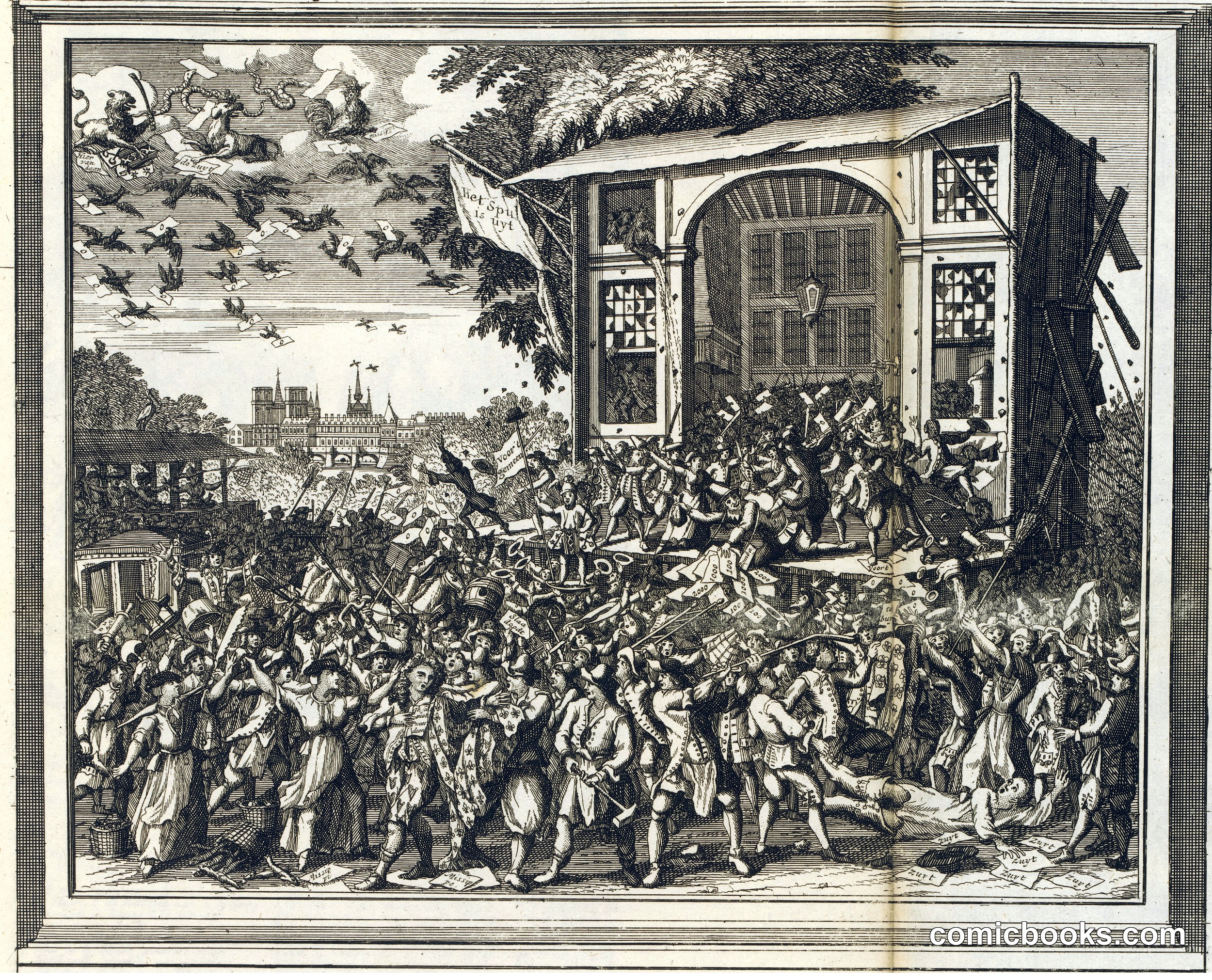 Quincampoix in duigen (The Collapse of Law's Mississippi Scheme)
