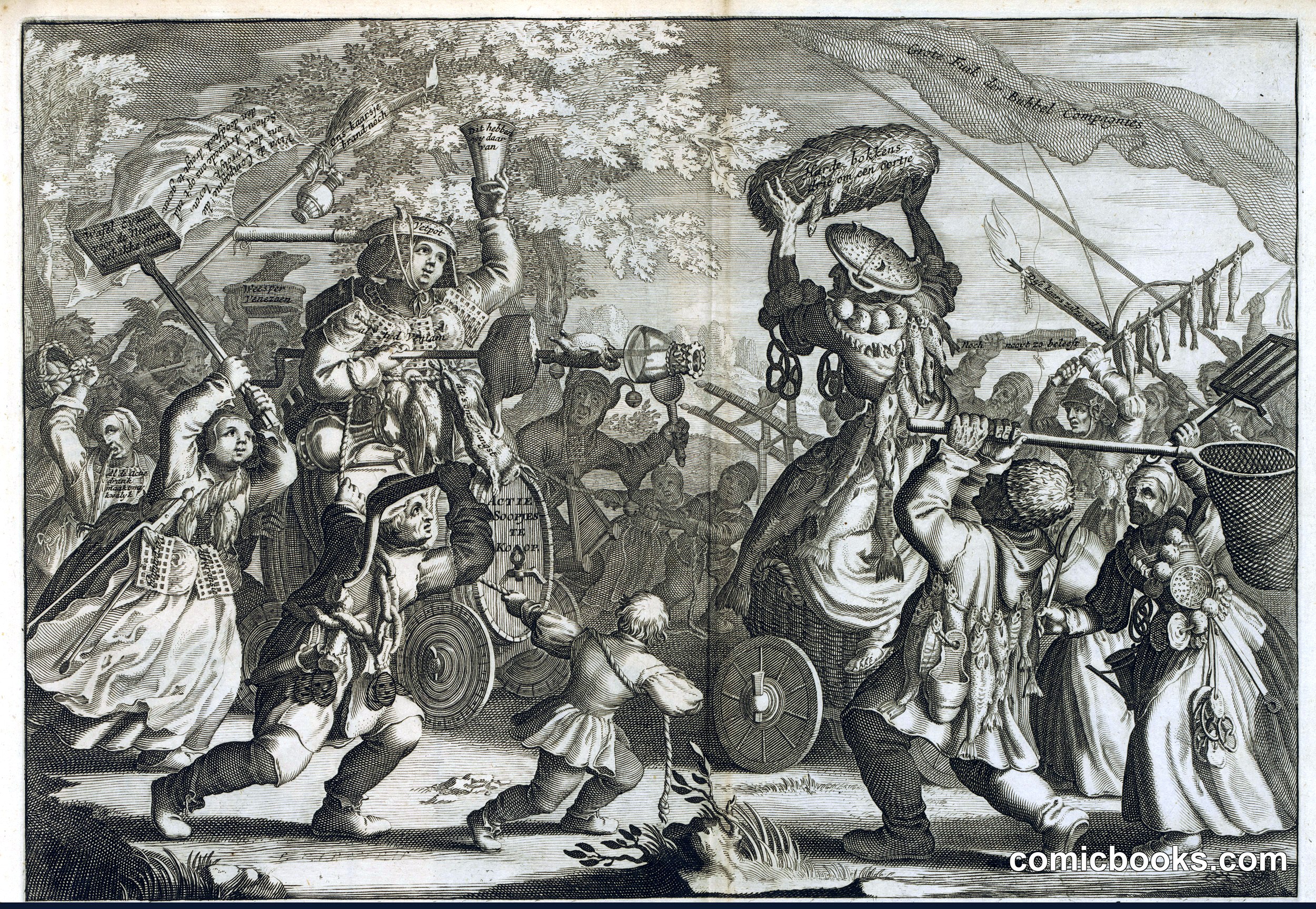 Strijd tussen de windhandel en de aanstaande armoede (Battle Between Wind-Trade and Impending Poverty)