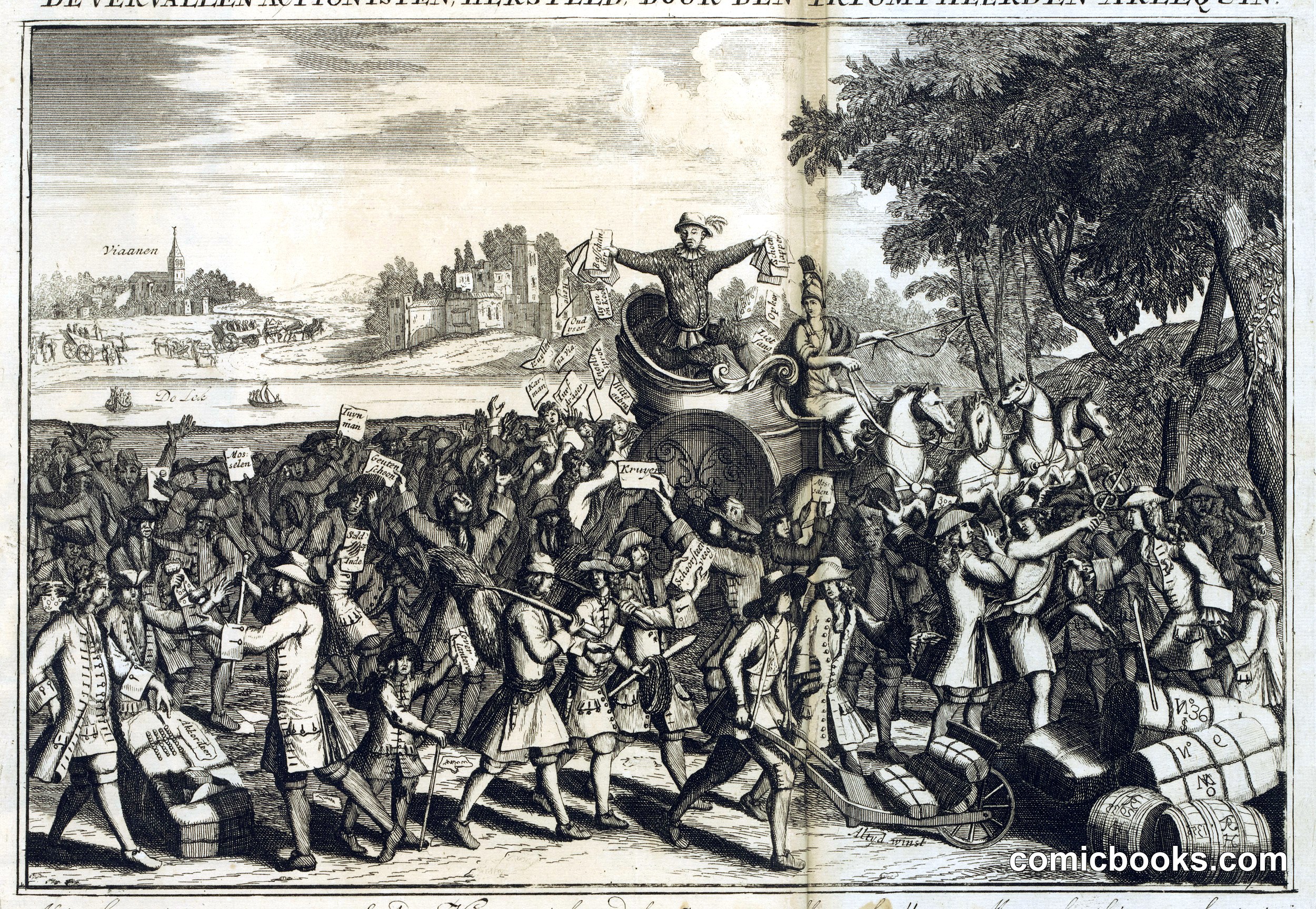 De triomferende Harlekijn en de Actionisten