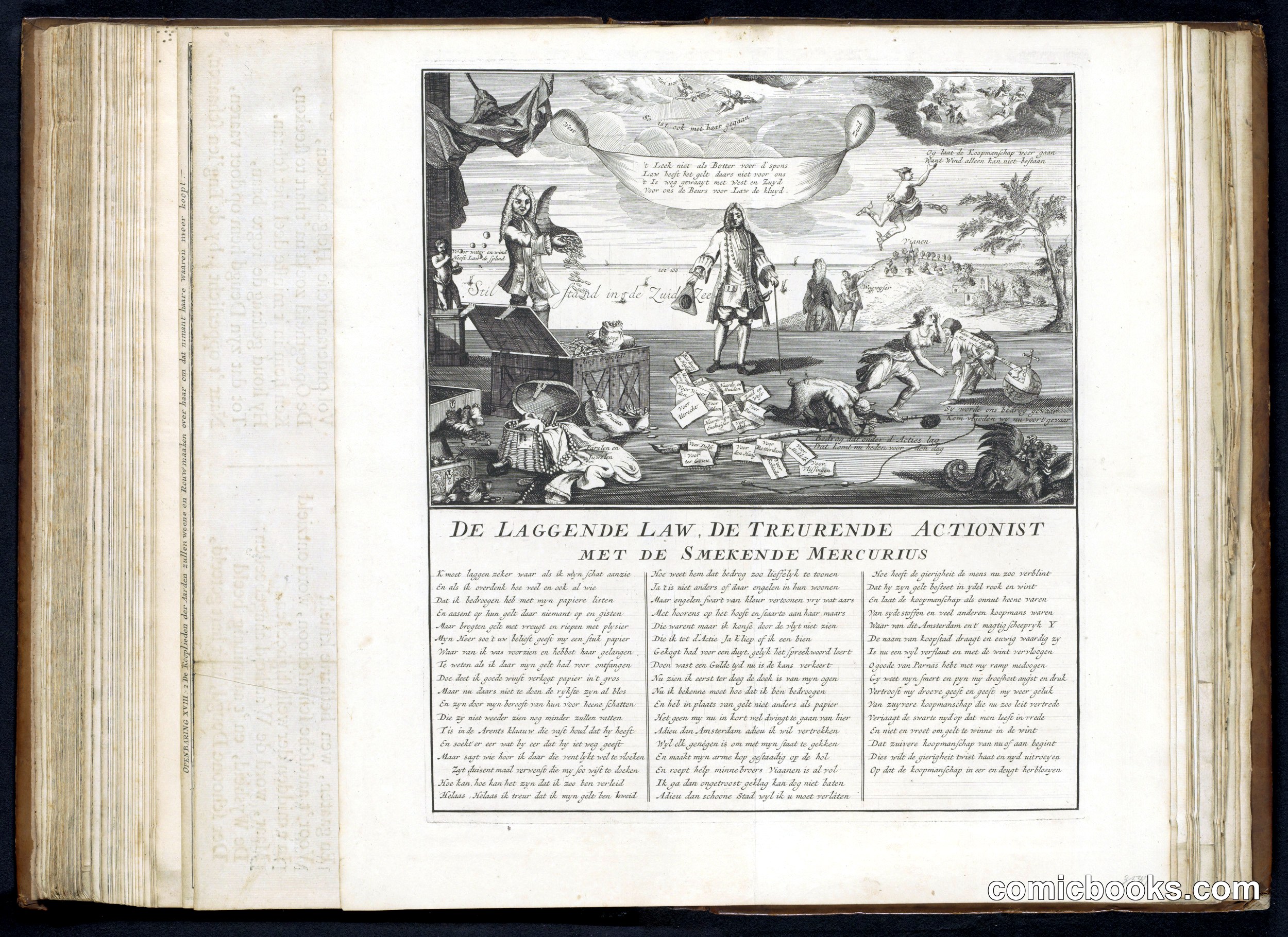 De Lachende Law, de Treurende Actonist en de Smekende Mercurius