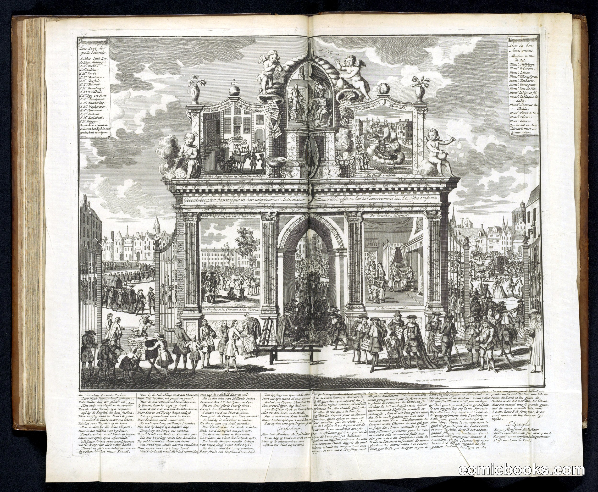 Erepoort bij het graf van de Actionisten (Triumphal Gate at the Grave of the Actionists)