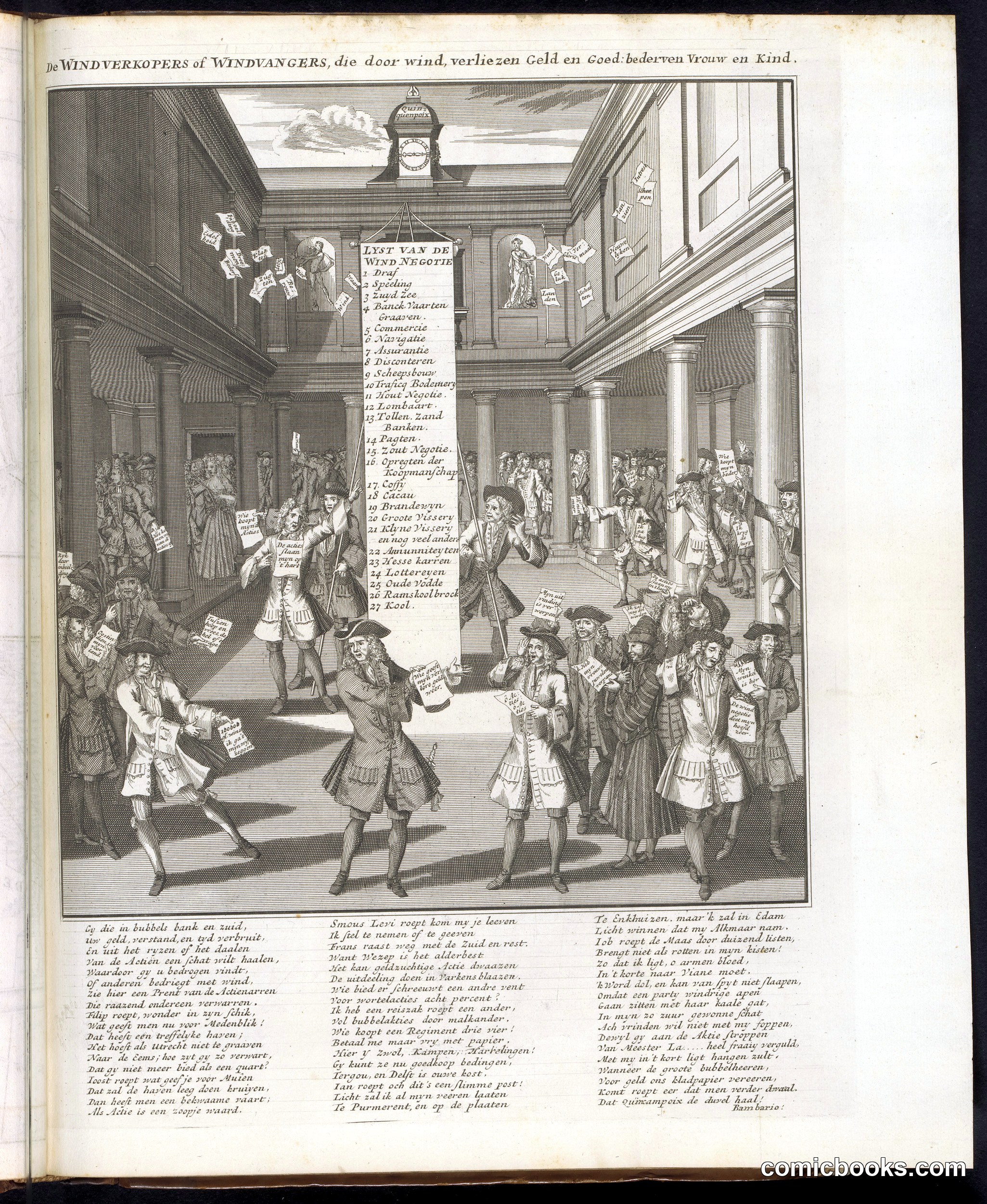 The Desperate Traders at Amsterdam's Stock Exchange