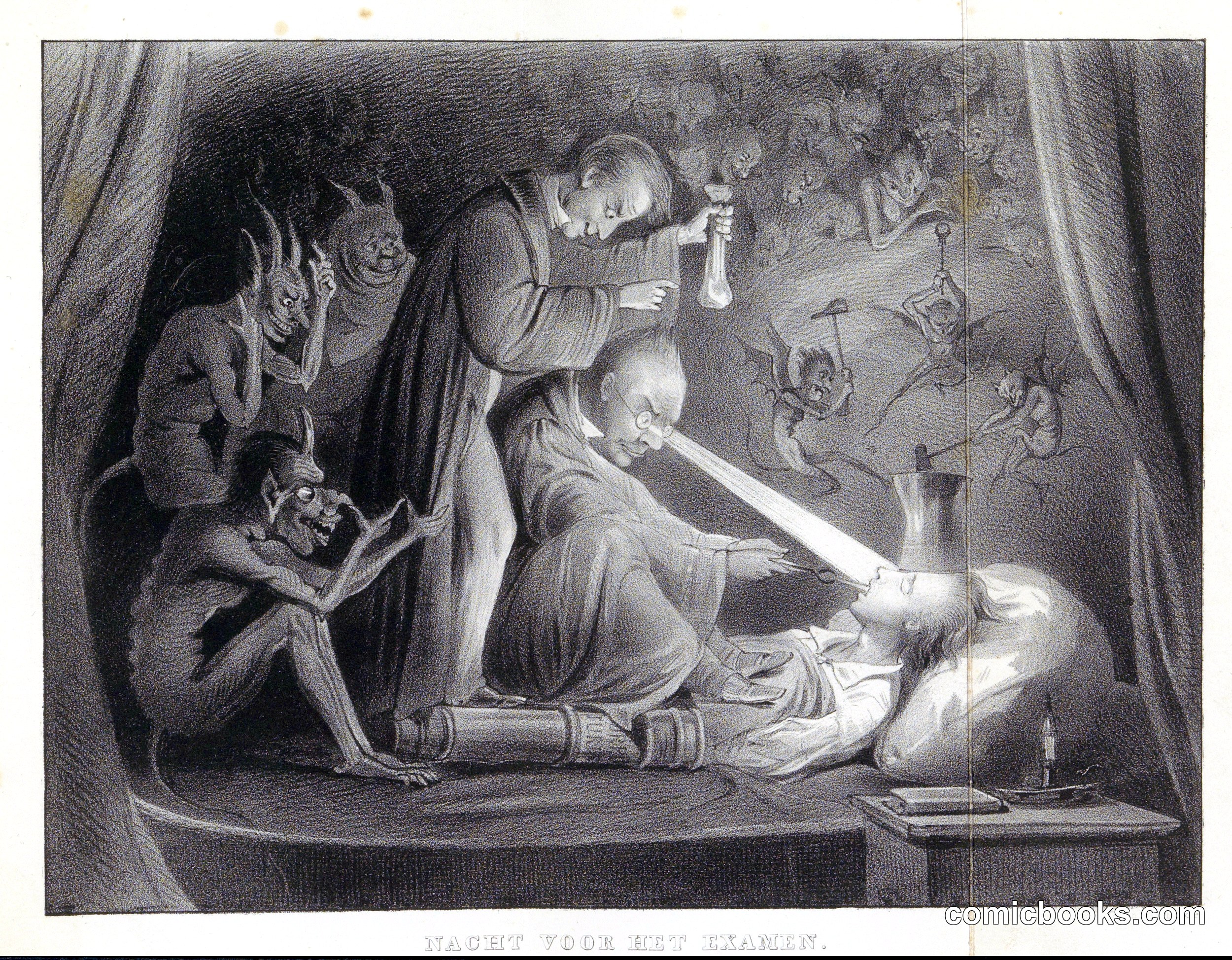 Night Visit to a Student