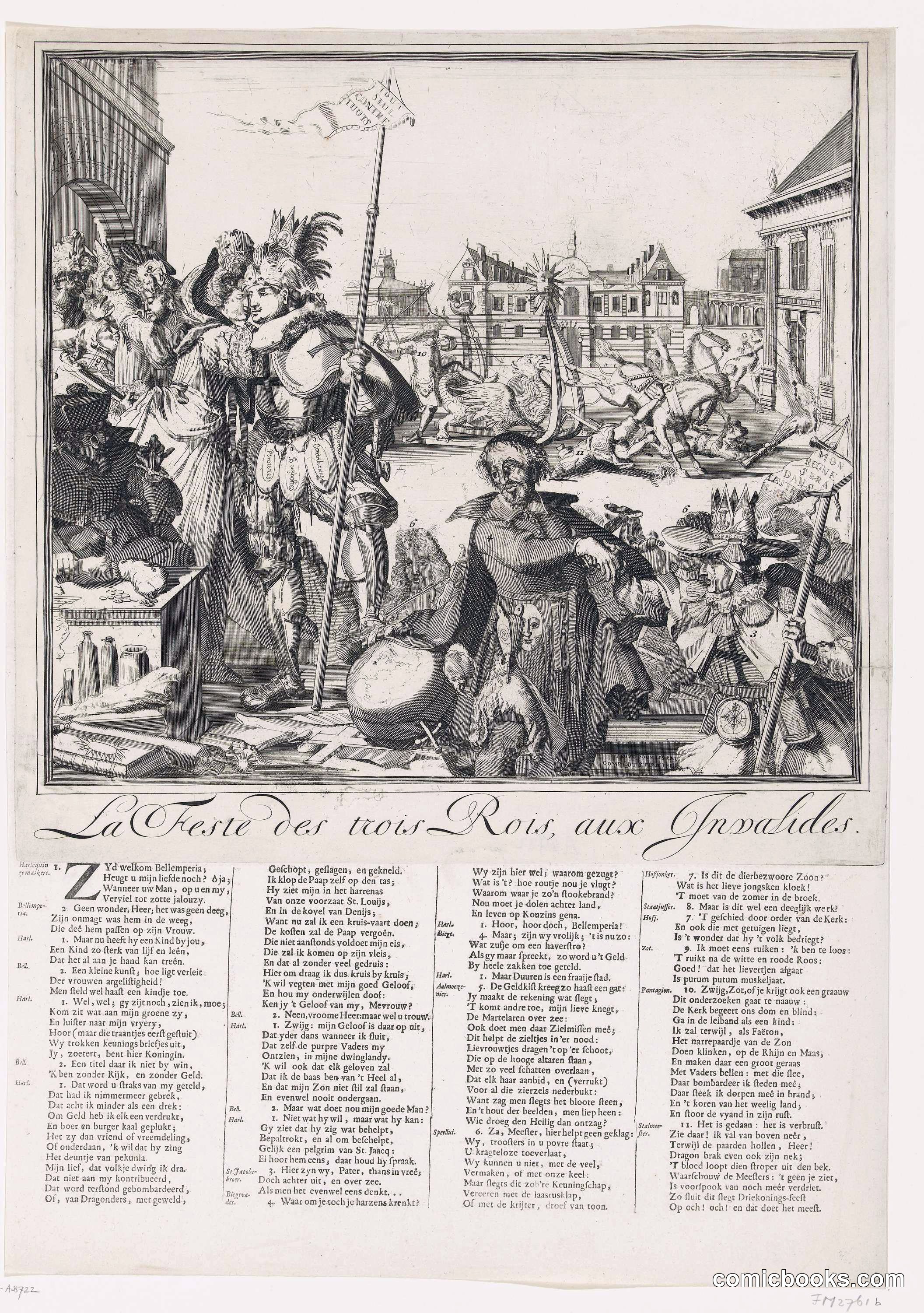La Feste Des fools—Roys, aux Invalides (The Feast of Fools—Kings, at the Invalides)