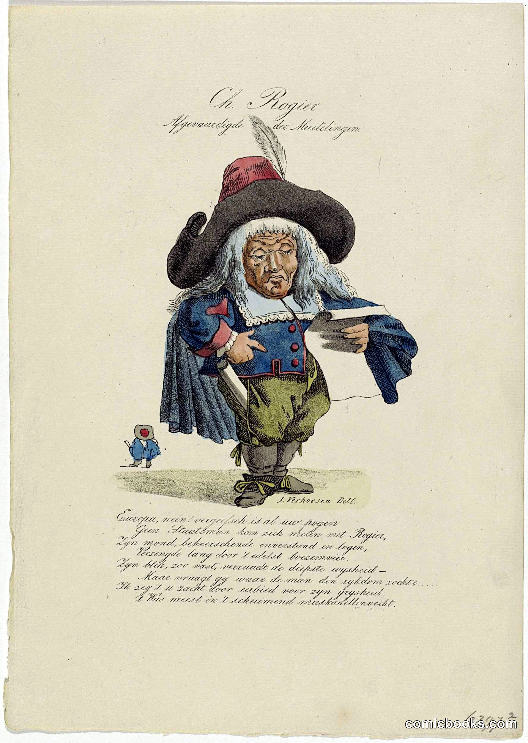Ch. Rogier, Approuverigde de Ministebagen