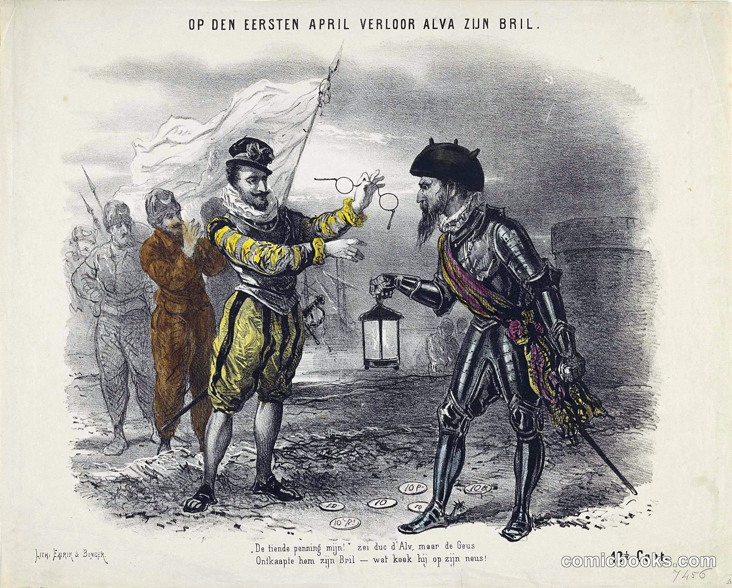 On the First of April, Previously Alva Lost His Spectacles