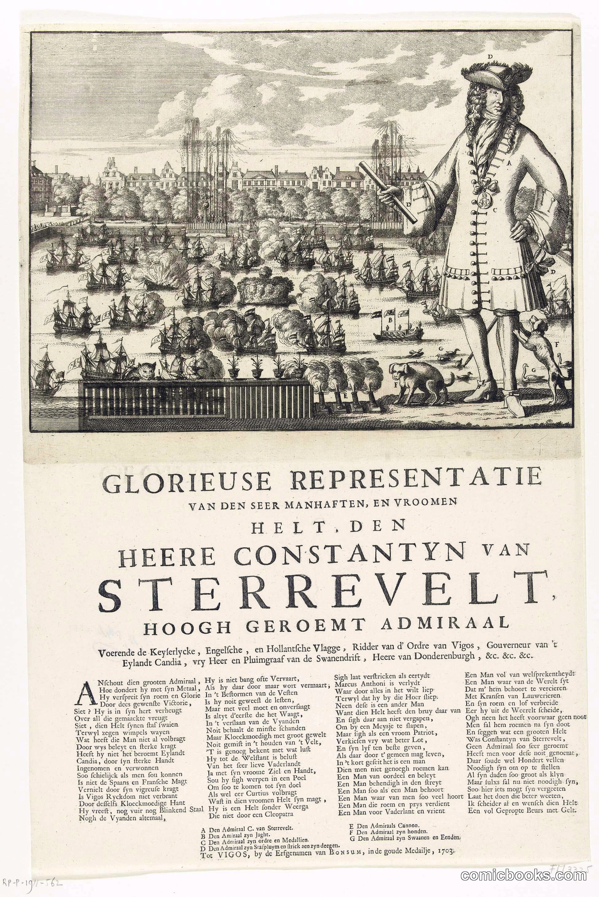Glorieuse Representatie van den Seer Manhaften, en Vroomen Helt, den Heere Constantyn van Sterrevelt