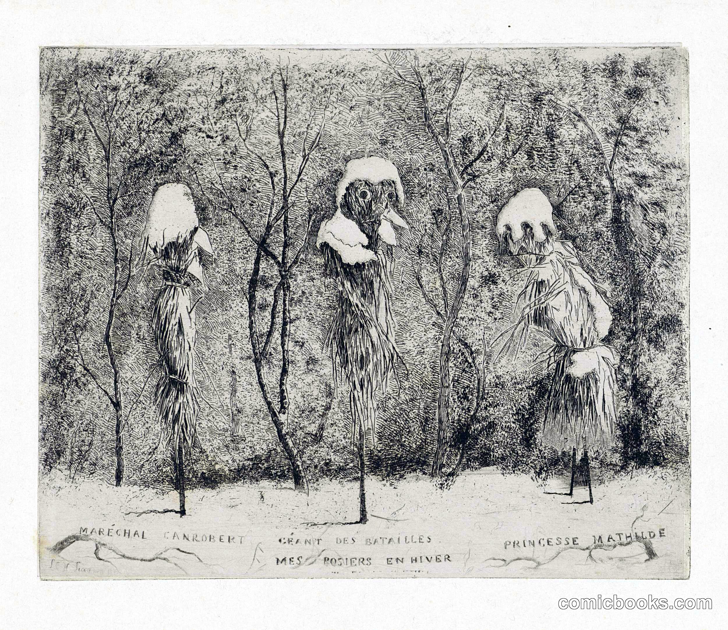 Fantasie-compositie over de Frans-Duitse oorlog