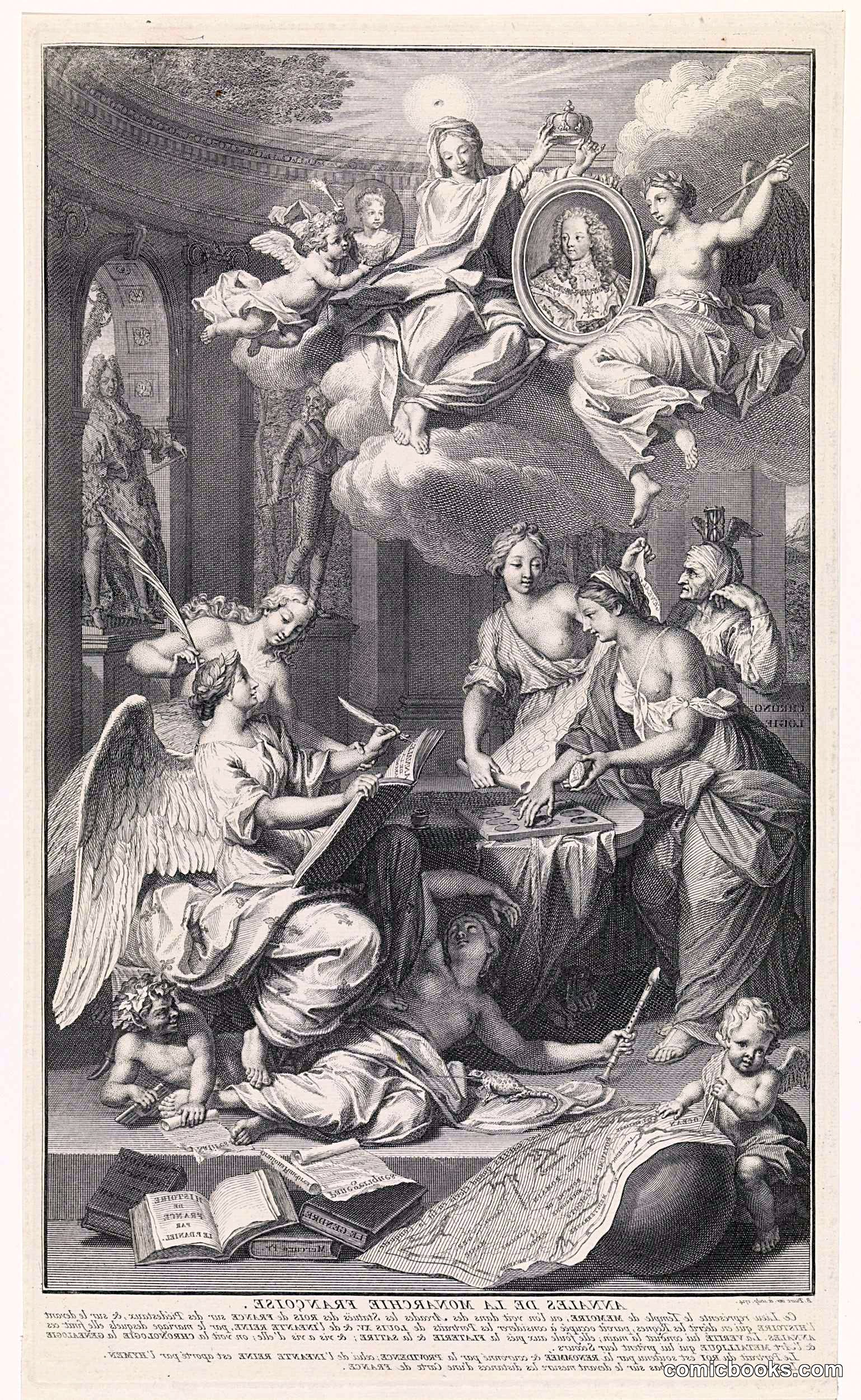Allegory of the History of French Monarchy