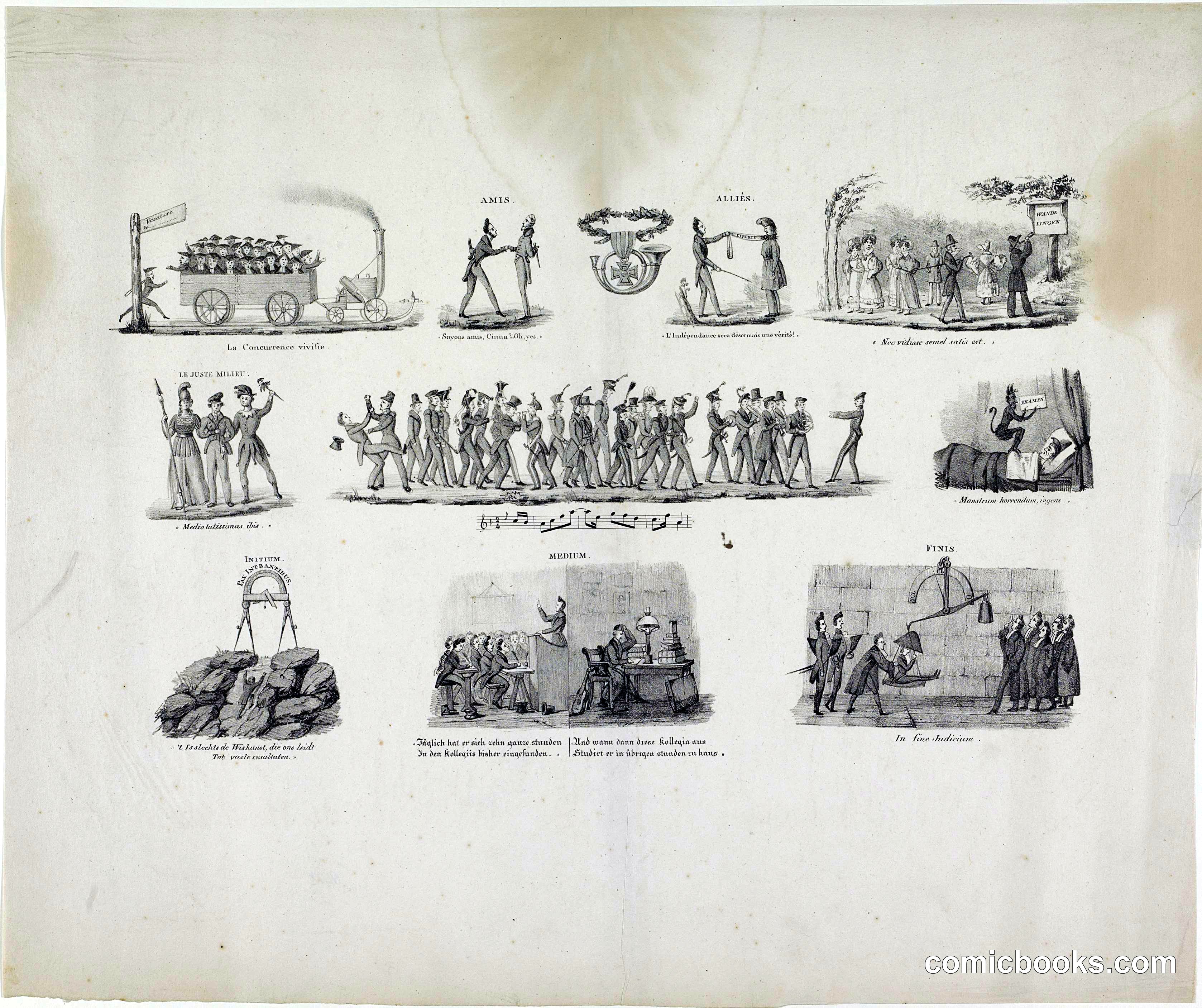 Dutch Student Almanac Print