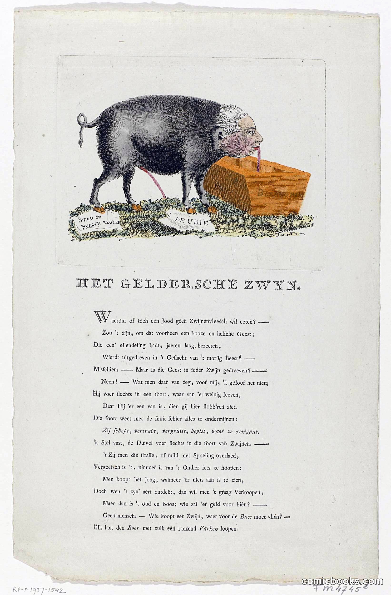 Het Geldersche Zwyn (The Gelderland Pig)