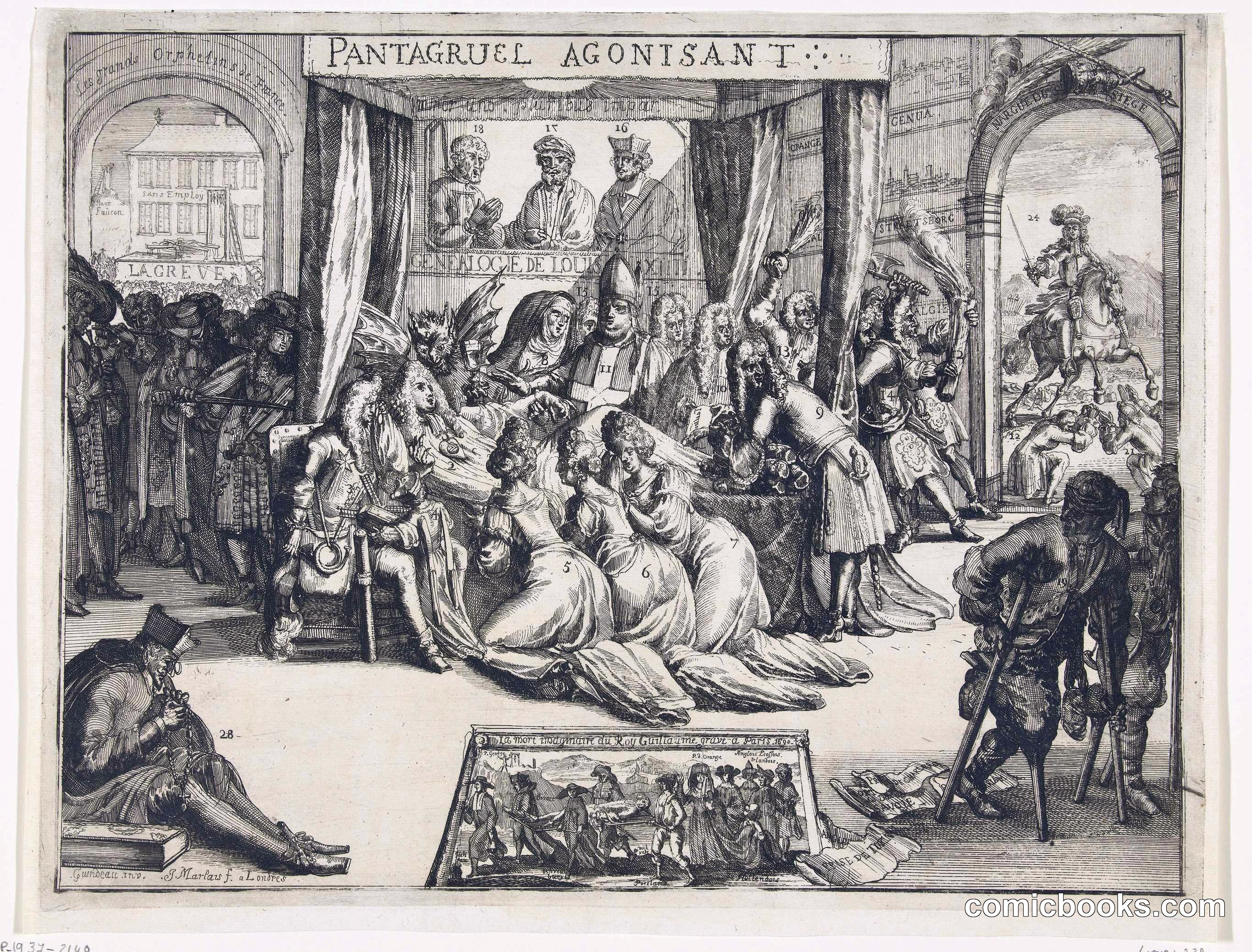 Pantagruel Agonisant (Pantagruel Dying)