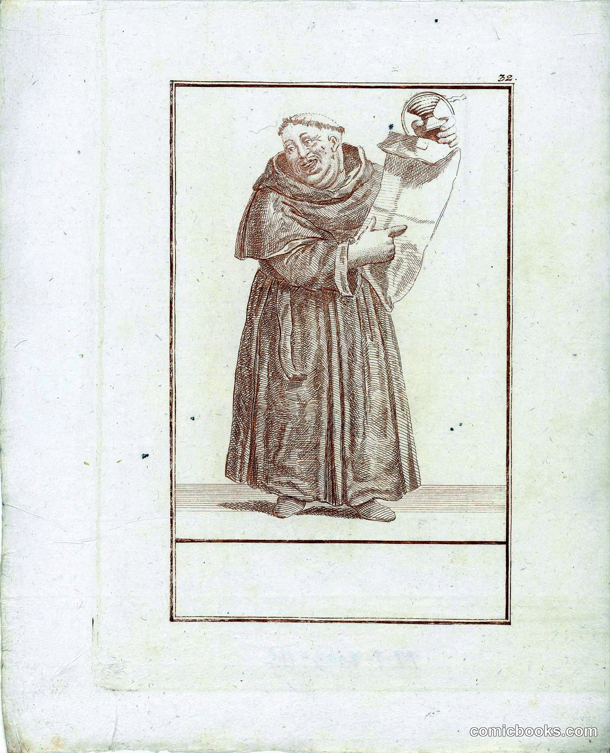 Monnik met een eigendomsakte (Monk with a Deed)