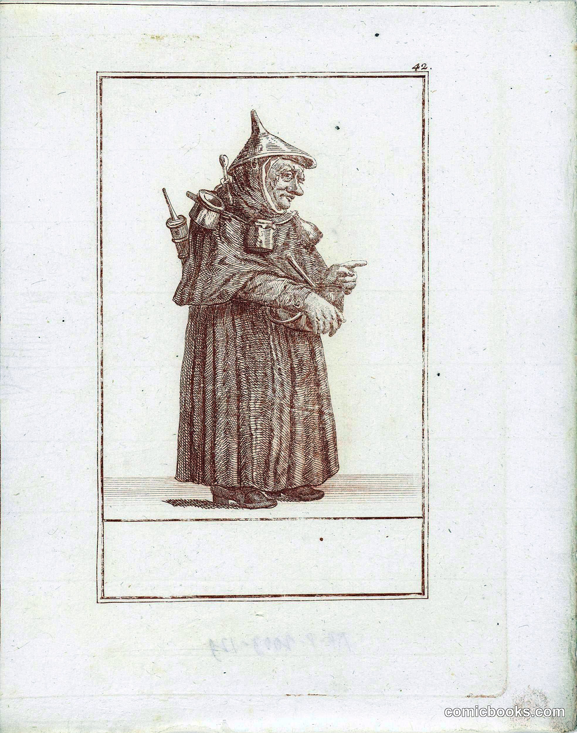 Monk with Medical Instruments