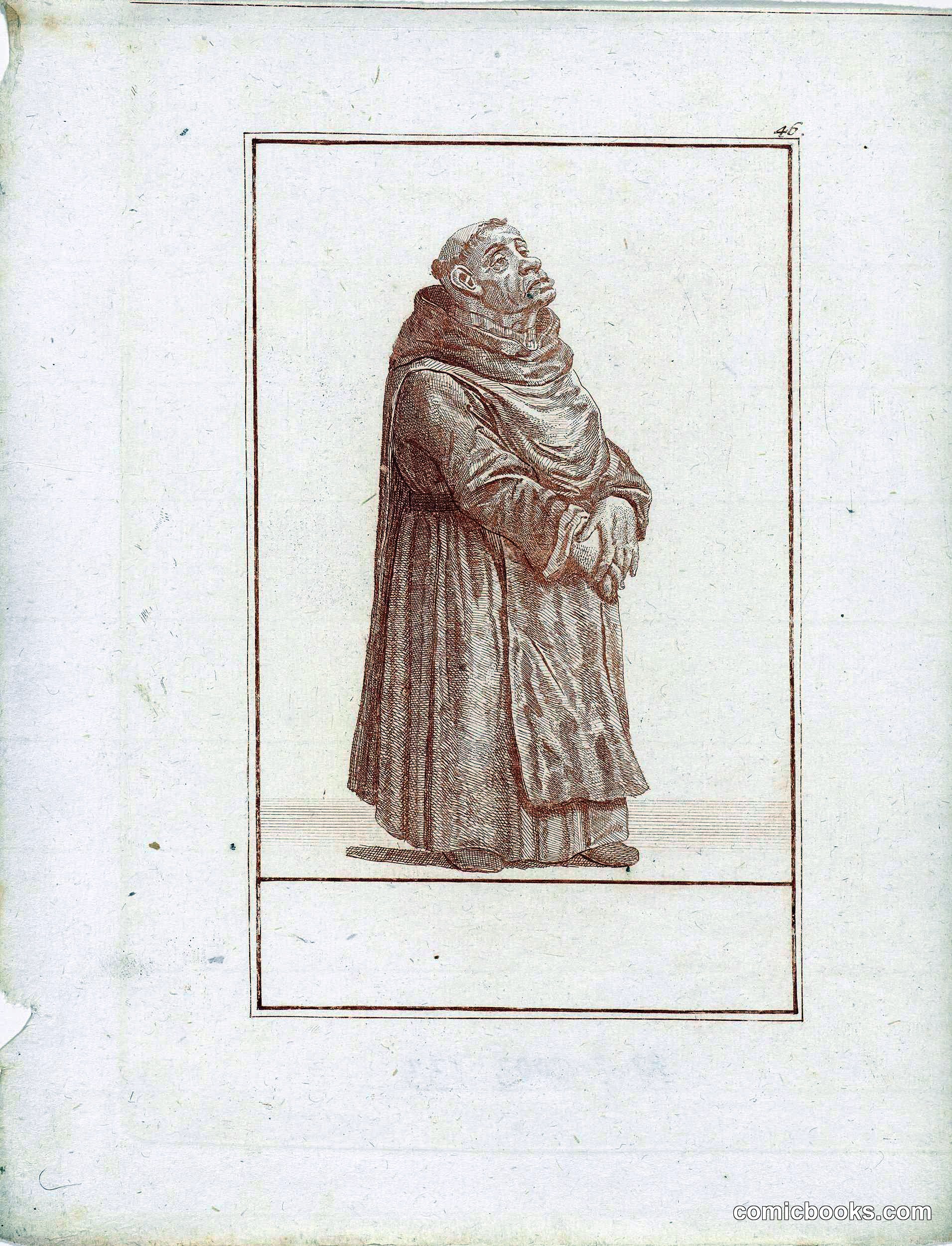 Monk with Hands Clasped Before His Belly