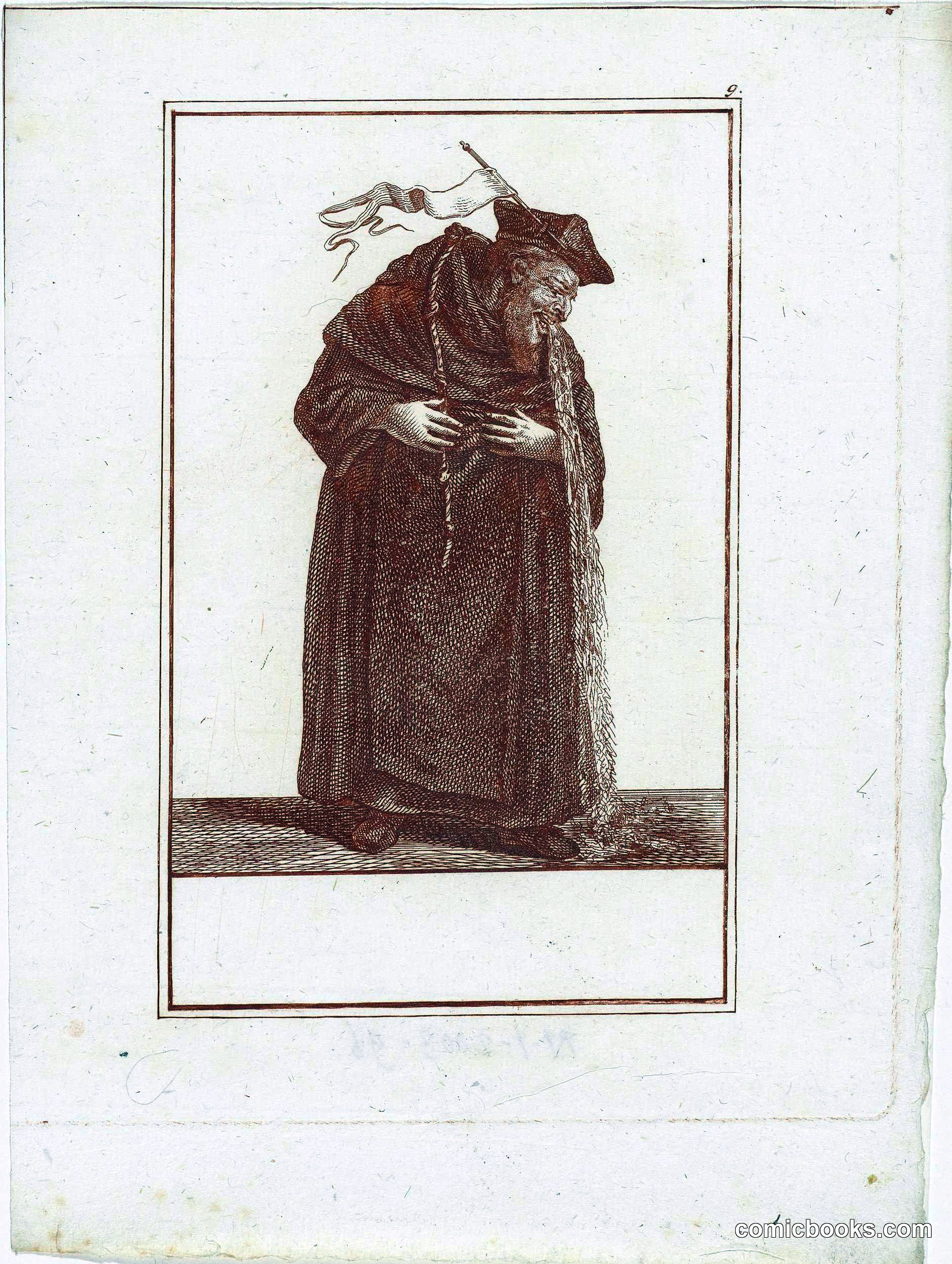 Brakende monnik (Vomiting Monk)