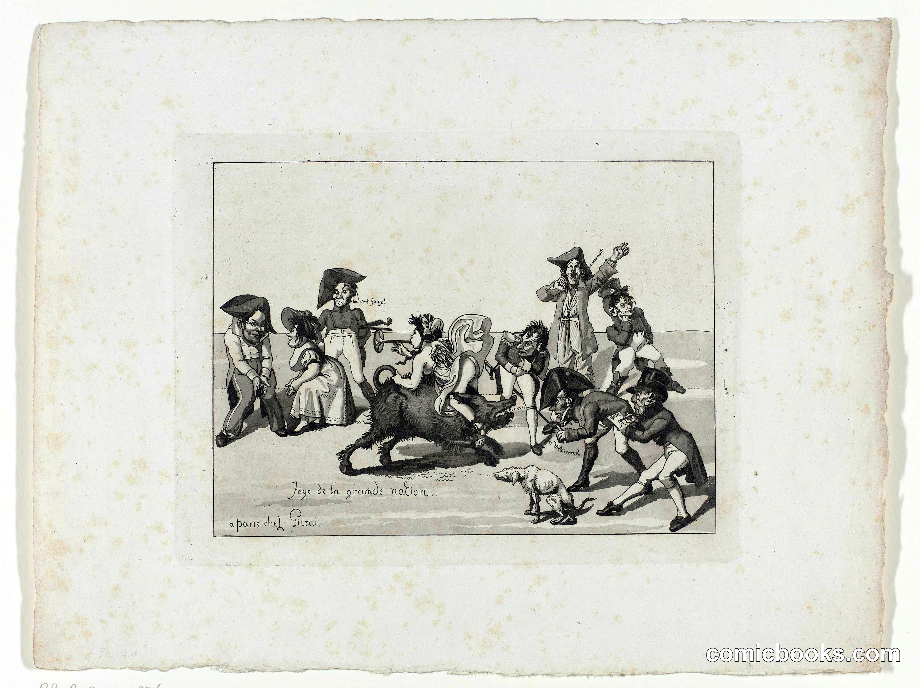 Spotprent op Napoleon