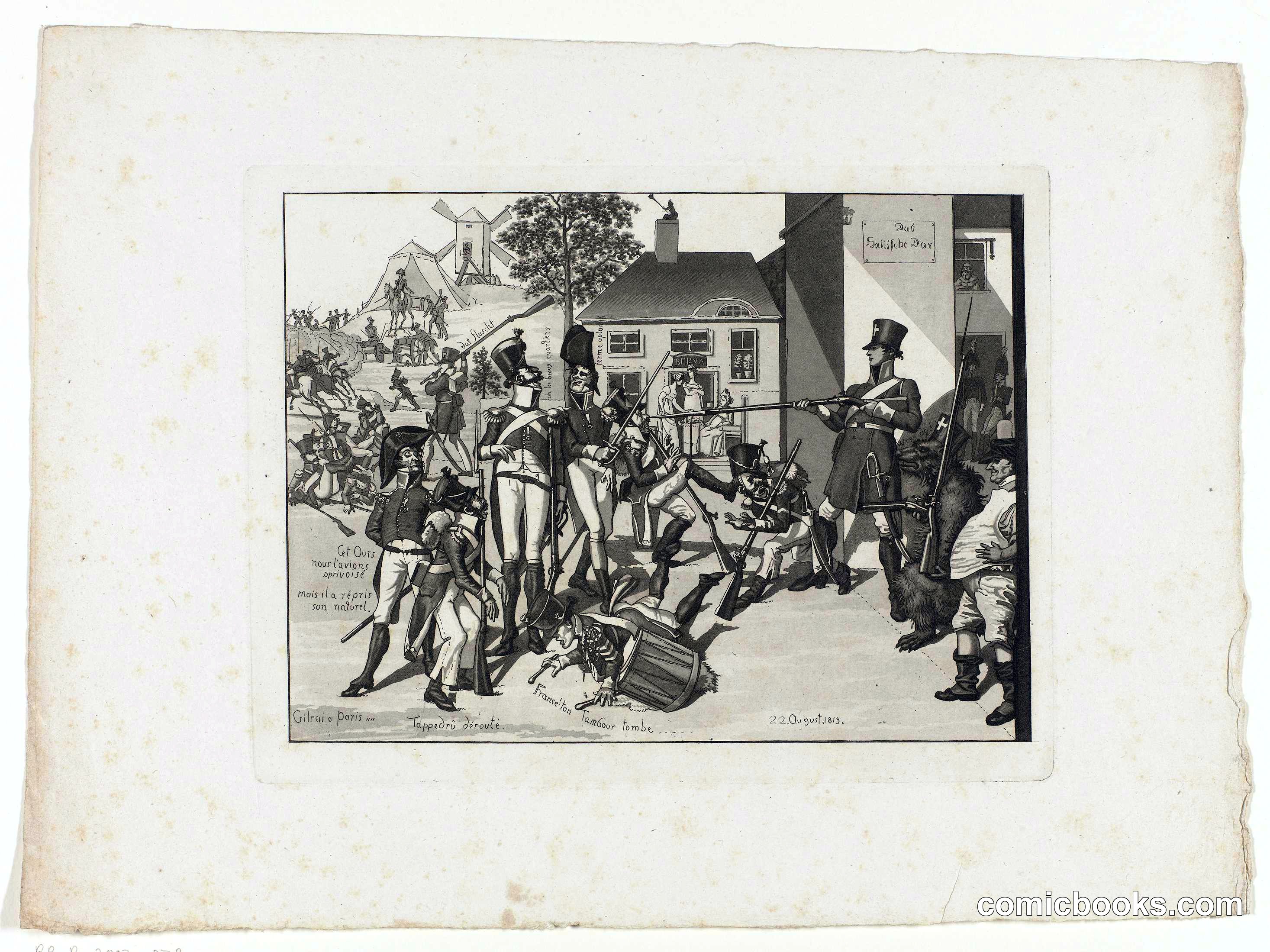 Spotprent op Napoleon
