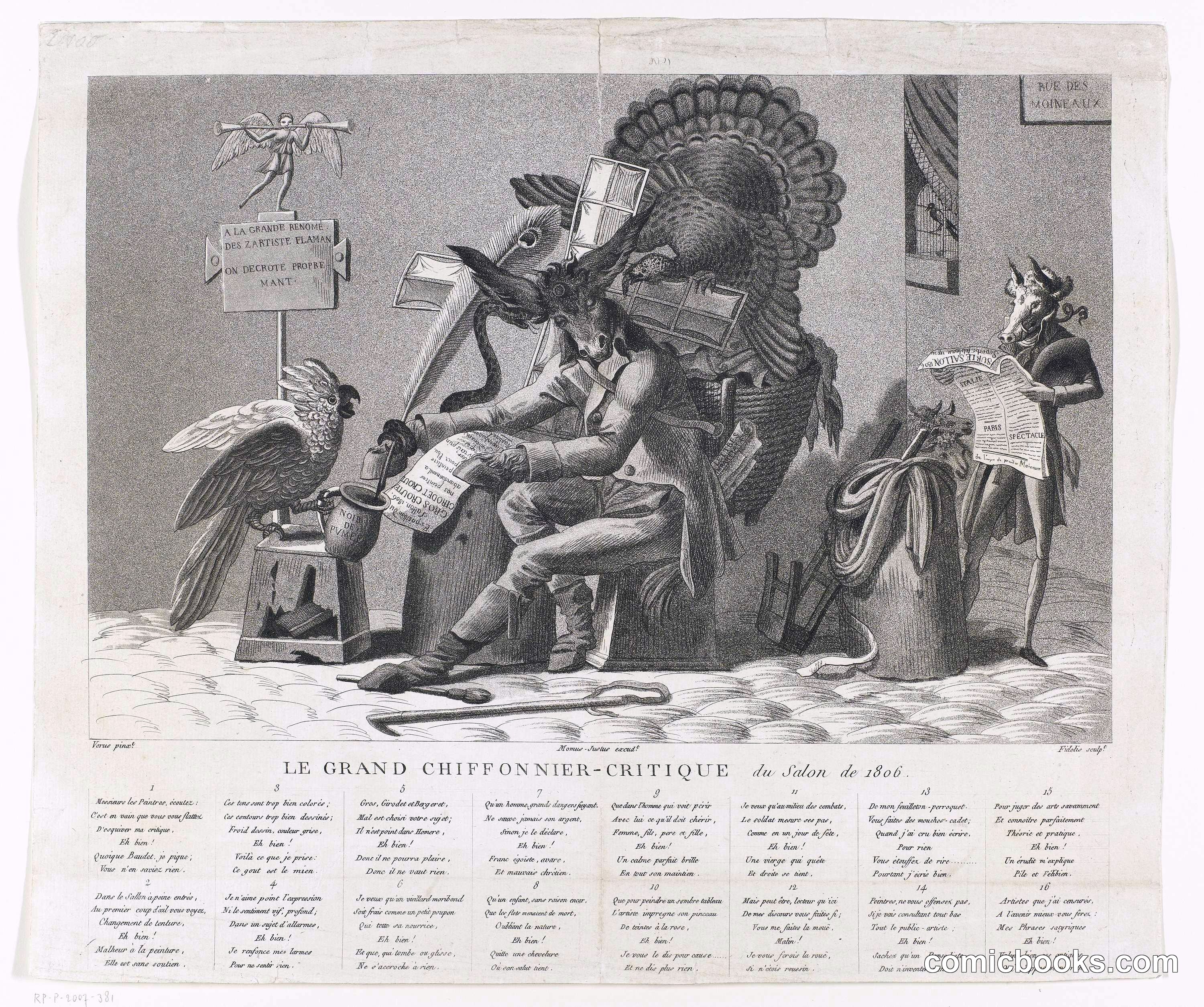 Le Grand Chiffonnier-Critique du Salon de 1806
