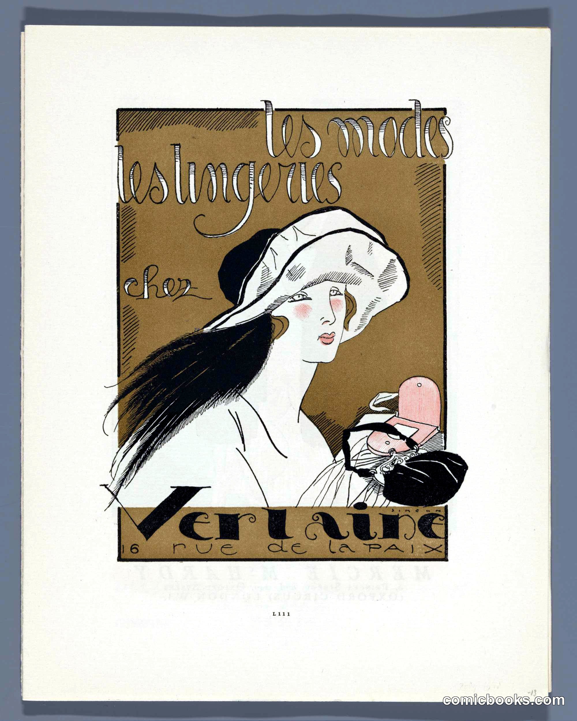 Les modes, les lingeries chez Verlaine