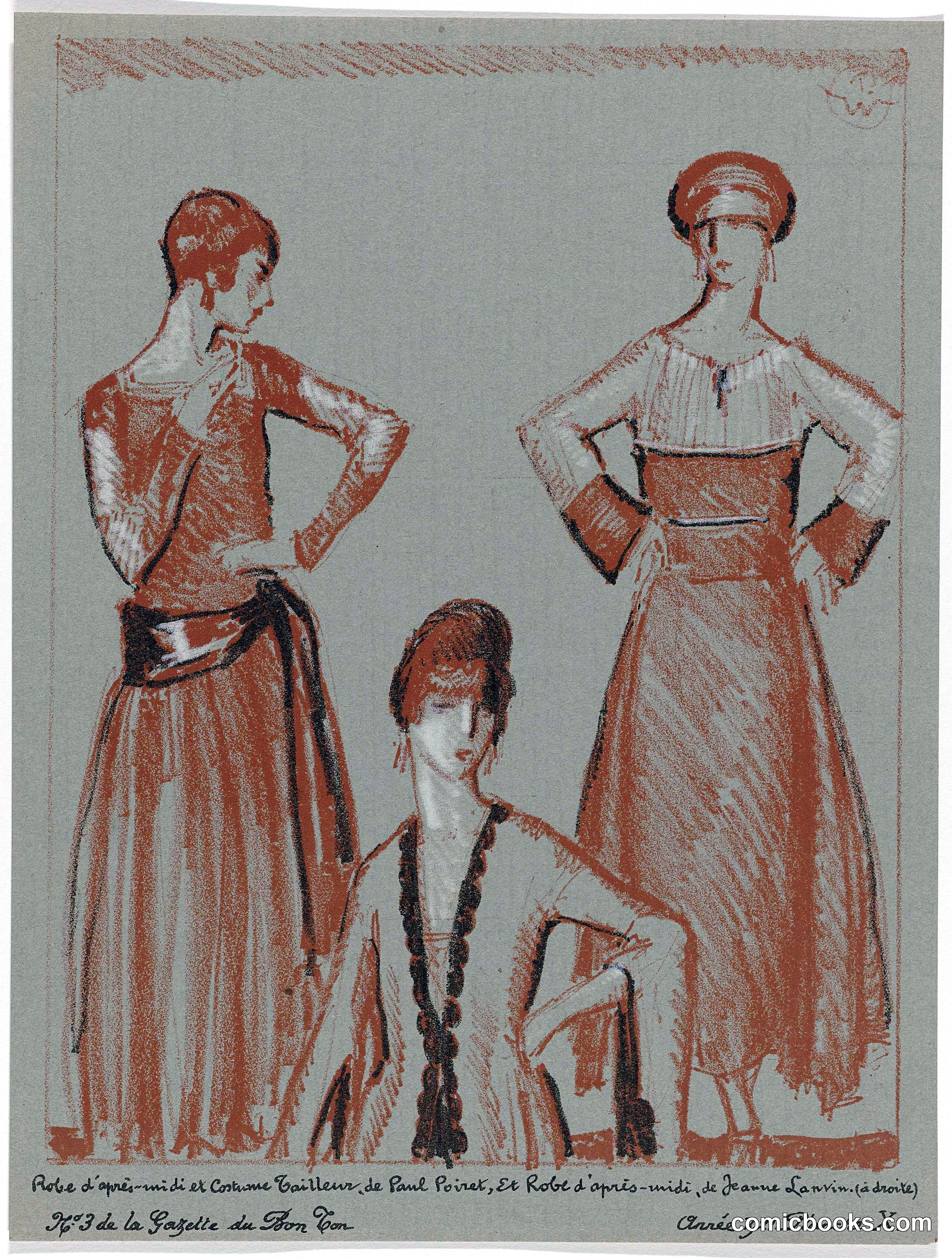 Fashion Designs from Gazette du Bon Ton