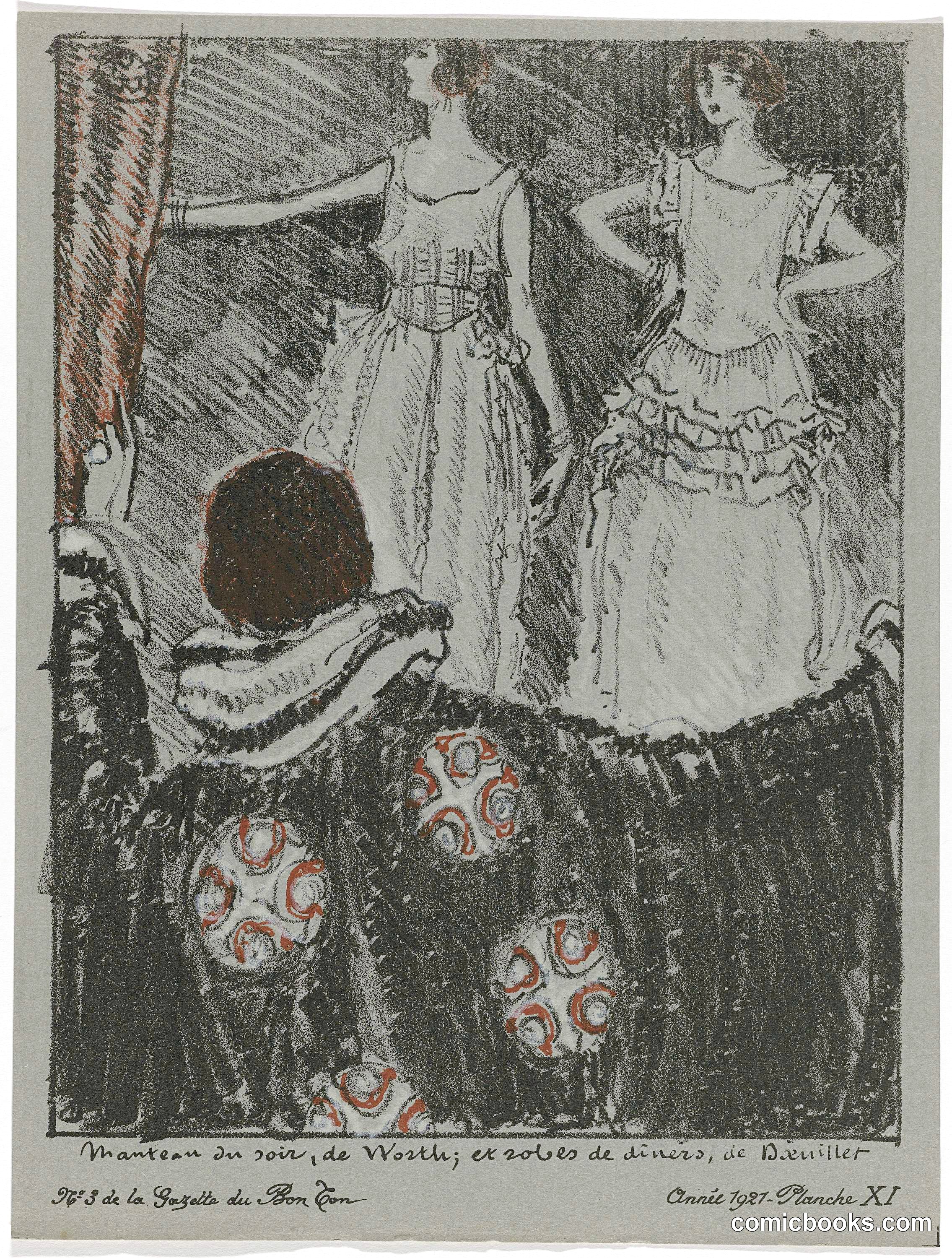 Evening Wear by Worth and Doeuillet