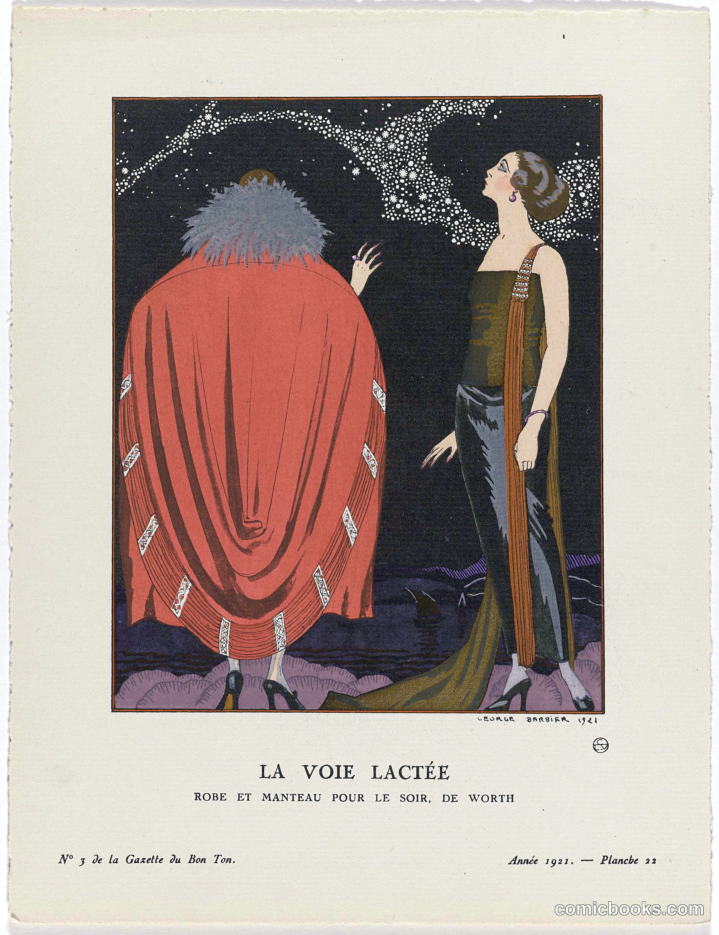 La Voie Lactée: Evening Wear by de Worth