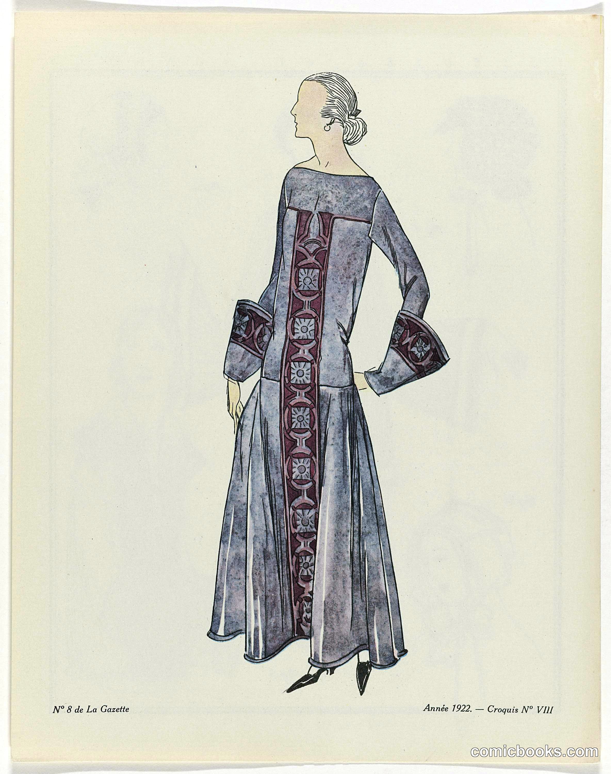 Fashion Illustration from Gazette du Bon Ton