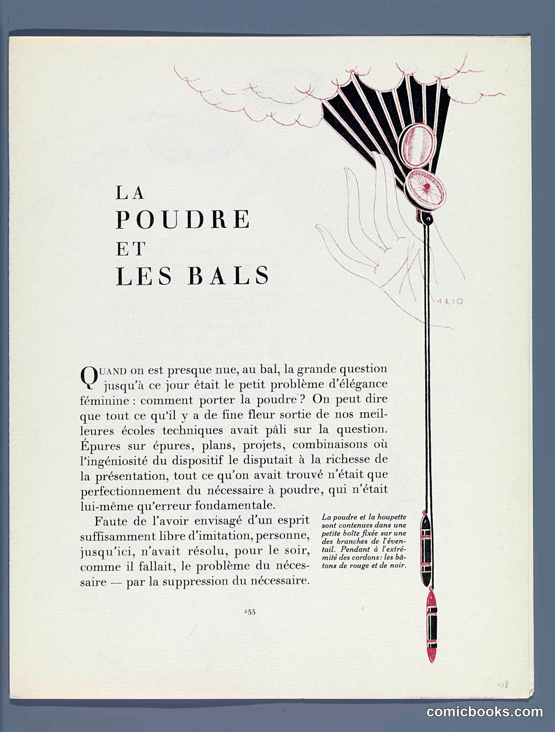 La Poudre et les Bals
