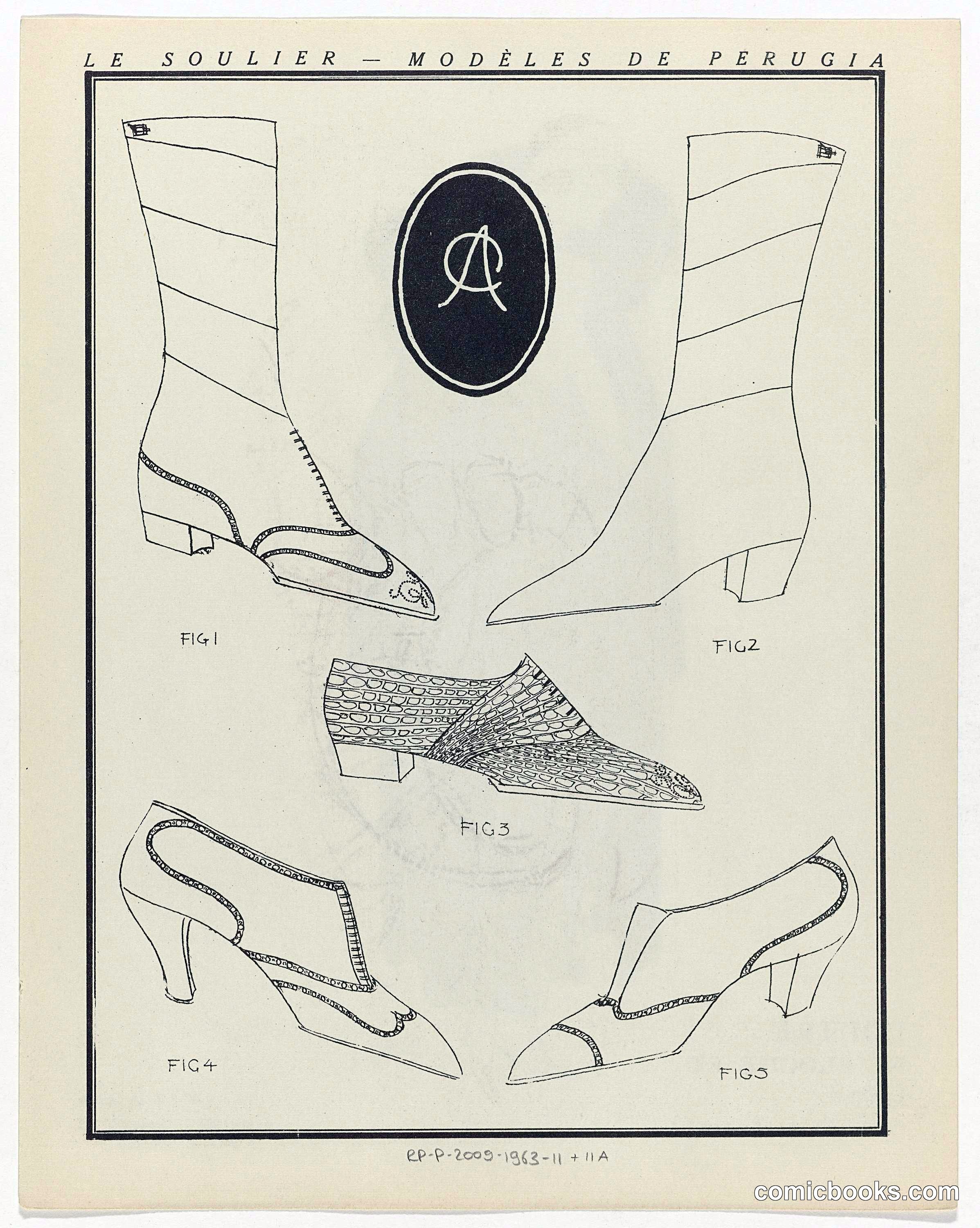 Le Soulier—Modèles de Perugia