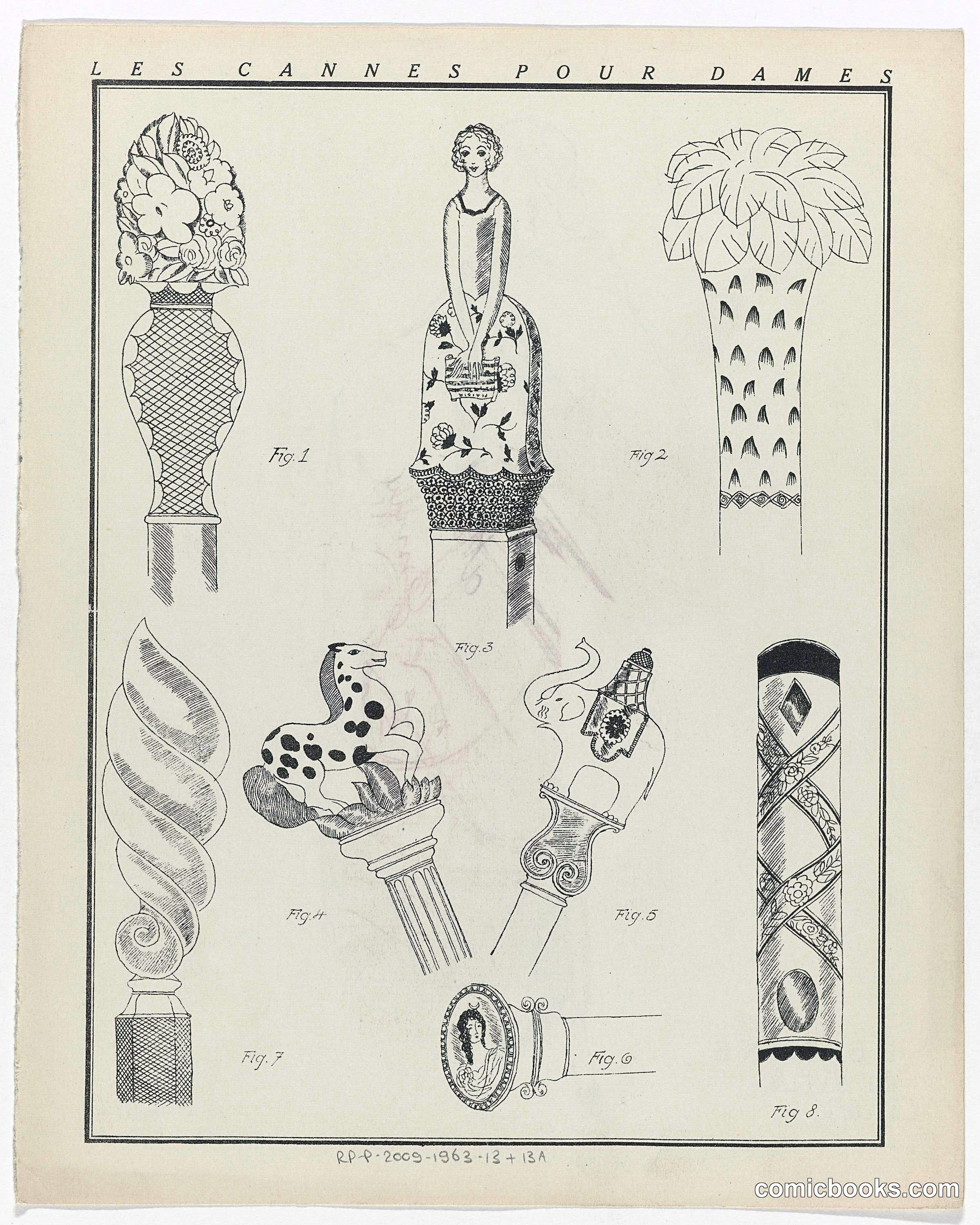 Les cannes pour dames (Ladies' Walking Sticks)