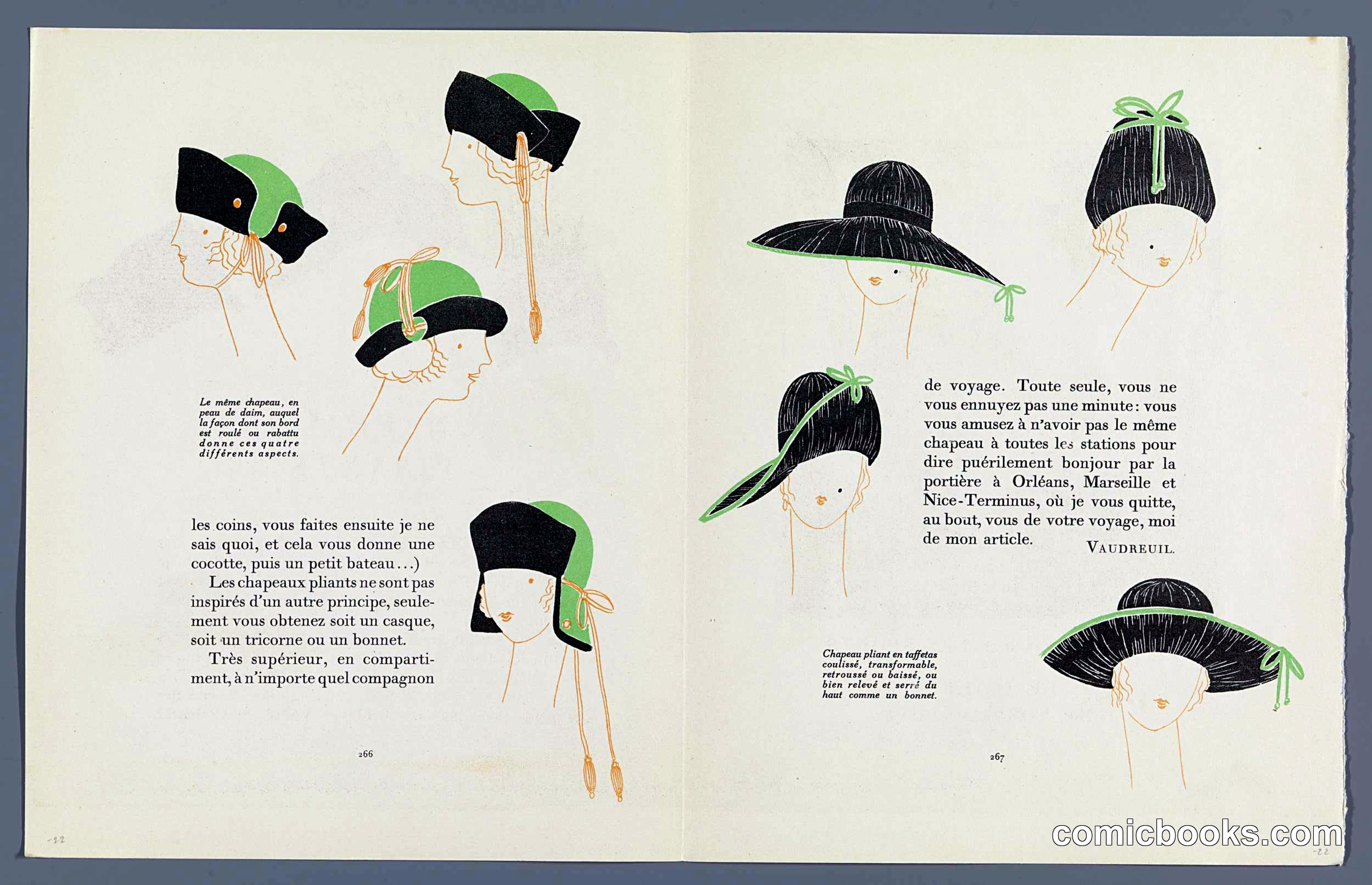 Les Chapeaux Pliants (Folding Hats)