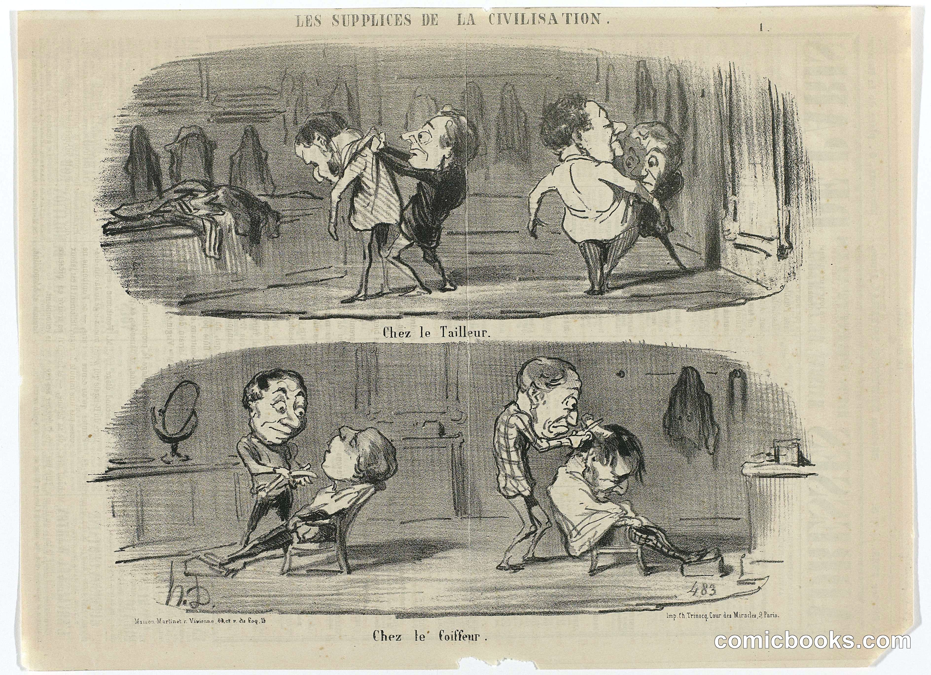 Les Supplices de la Civilisation: Chez le Tailleur