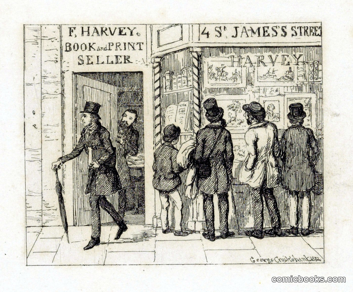 F. Harvey, Book and Print Seller
