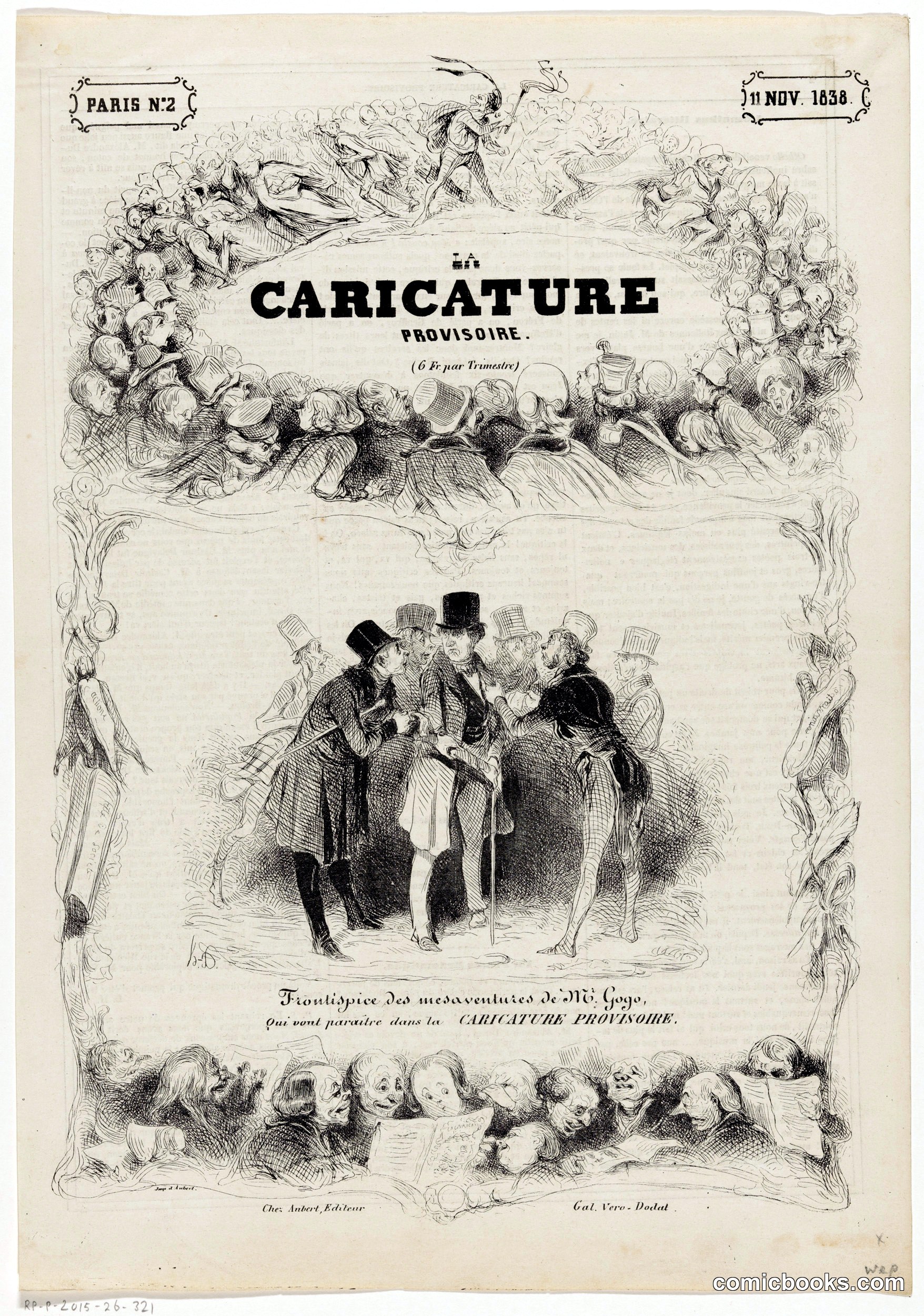 Caricature Provisoire (Provisional Caricature)