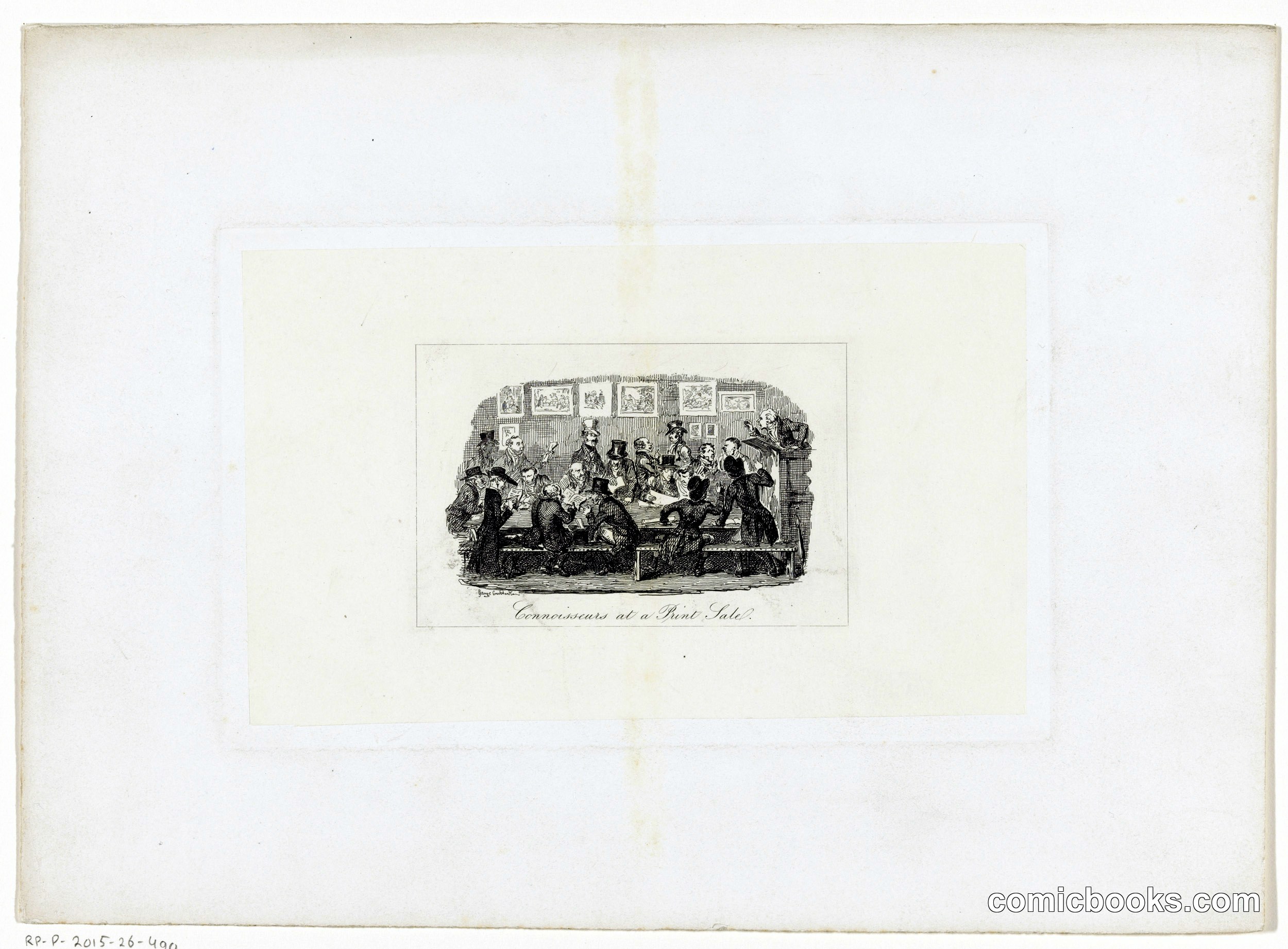 Commissioners at a Print Sale