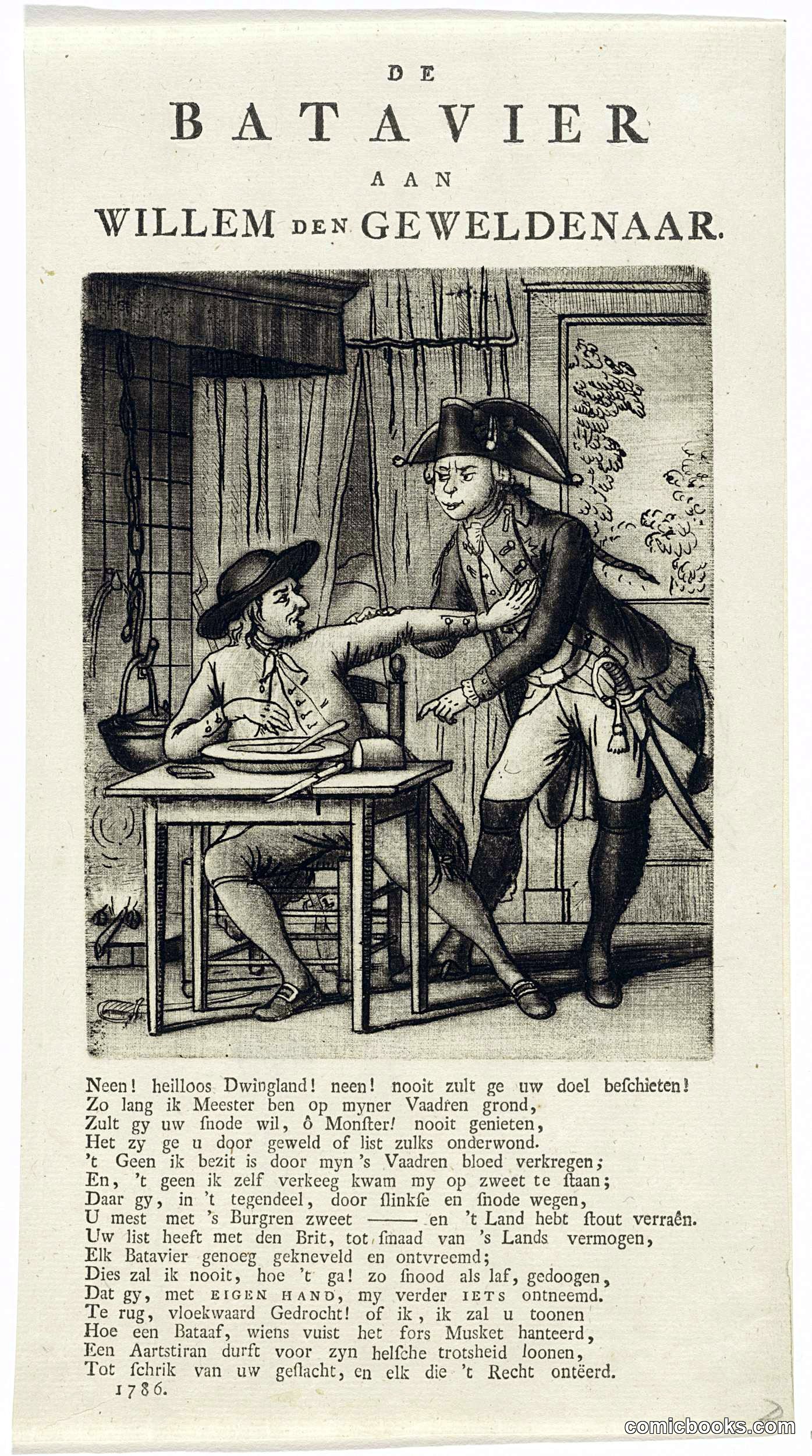 De Batavier aan Willem den Geweldenaar