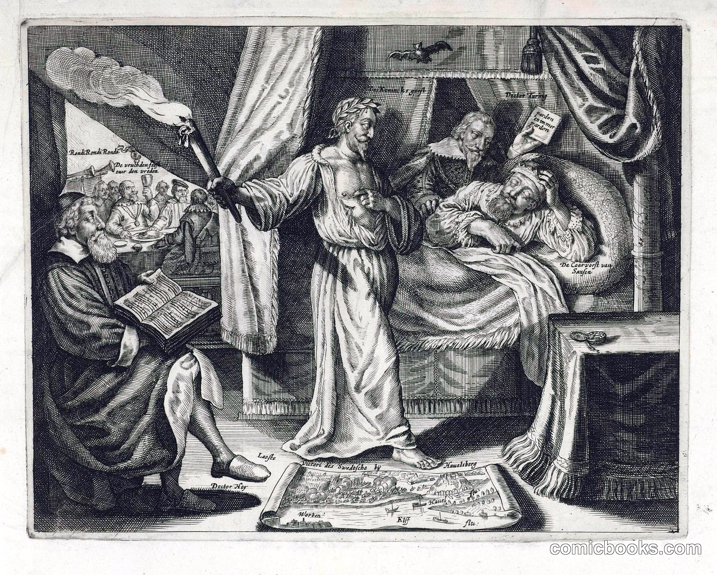 The Ghost of Gustavus II Adolf Appears at the Bedside of the Elector of Saxony