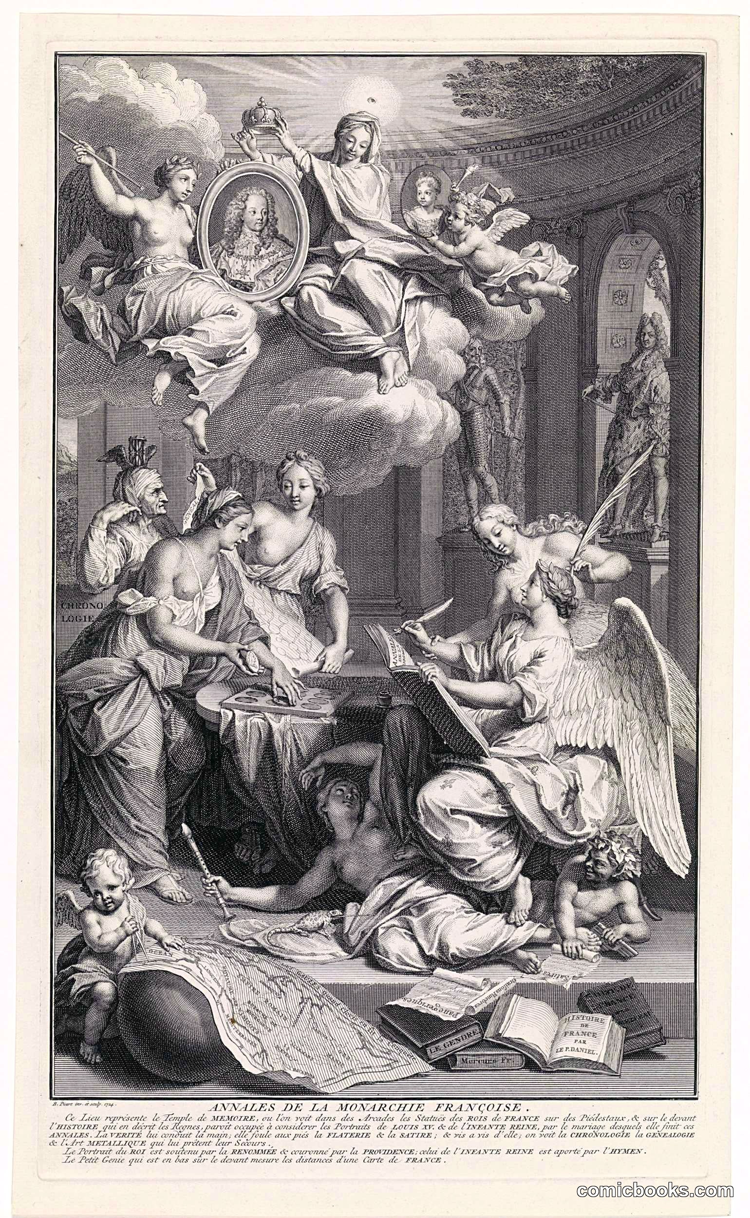 Allegory of the History of French Monarchy